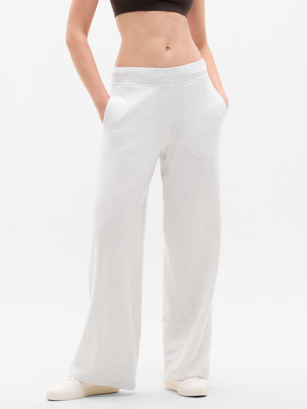 Coaster Luxe Straight Leg Pant - Fog Grey Heather