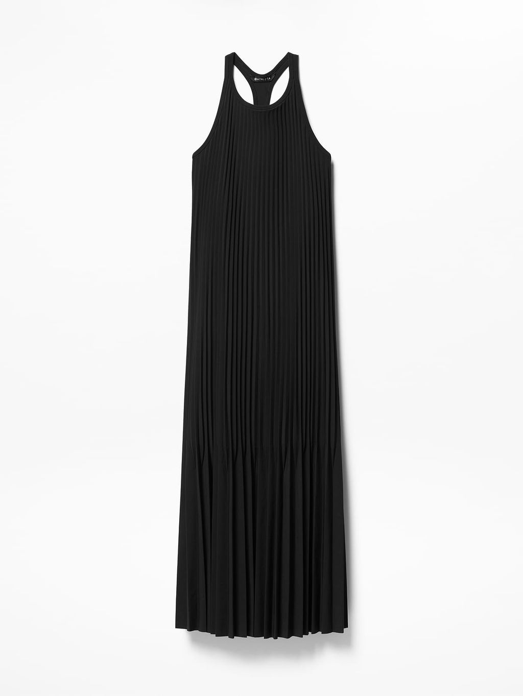 Featherweight Plissé Dress - Black
