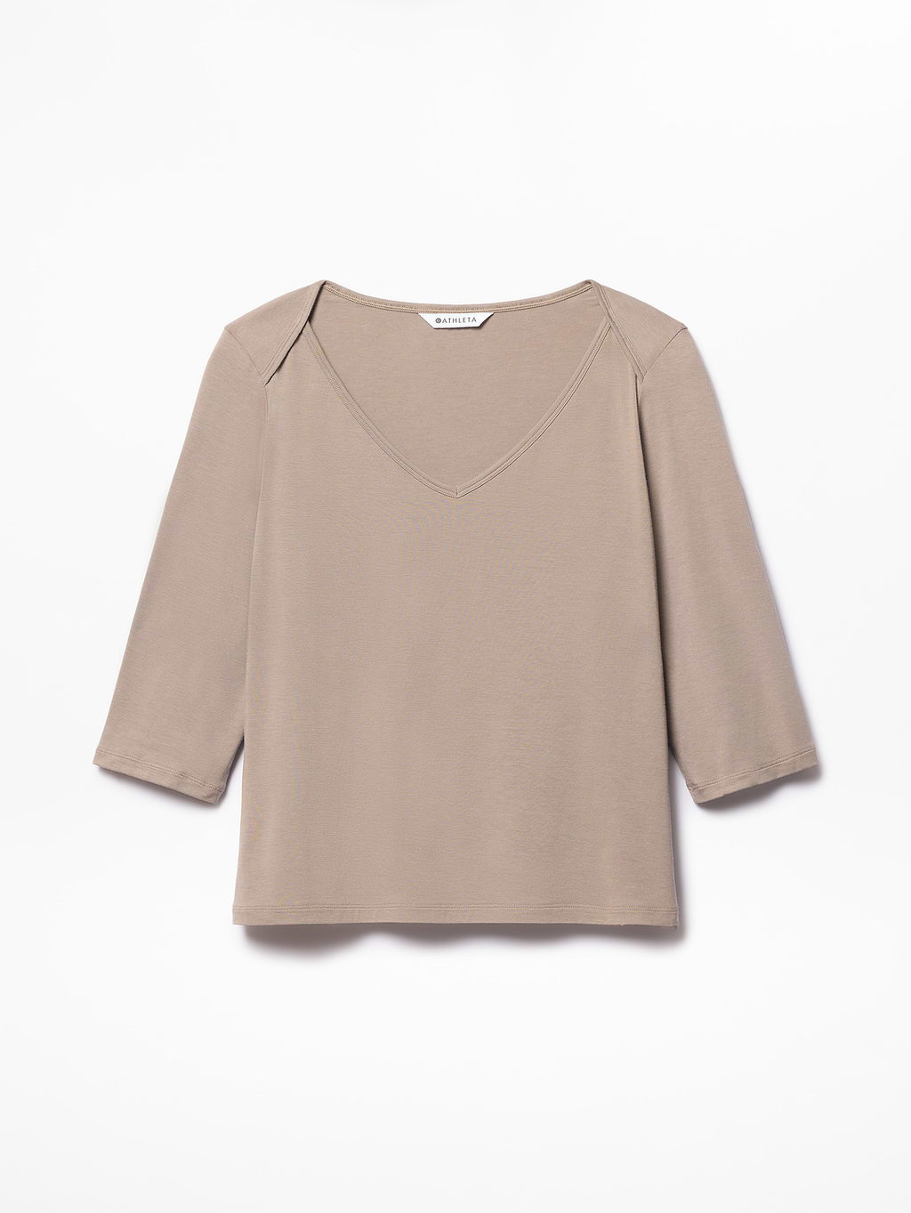 Foundation Midi Sleeve Tee - Umber