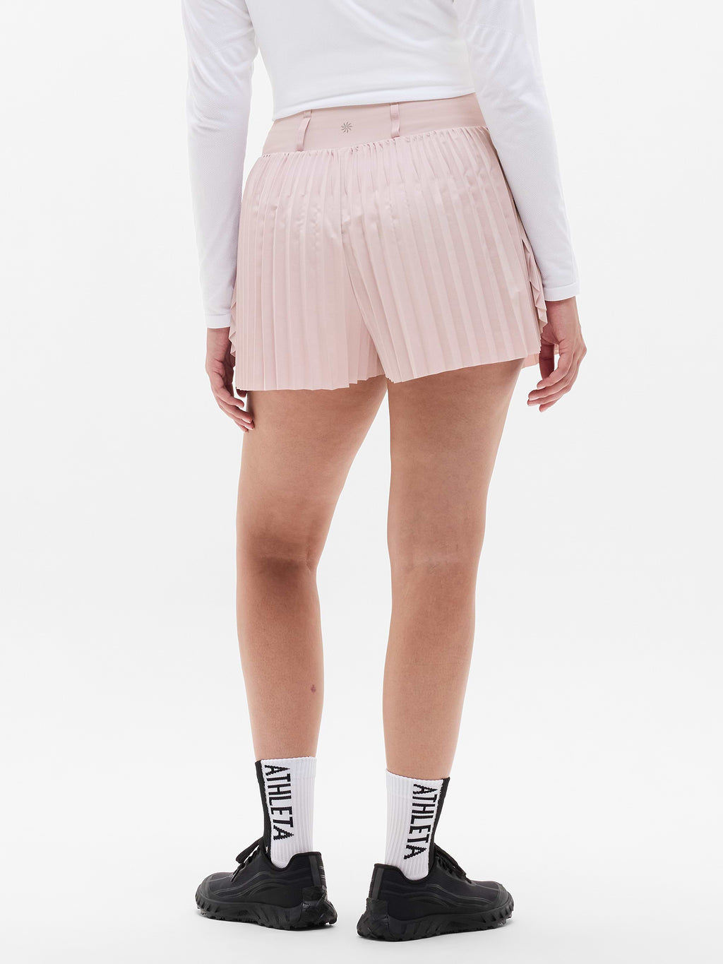 Featherweight Plissé Run Short - Halo