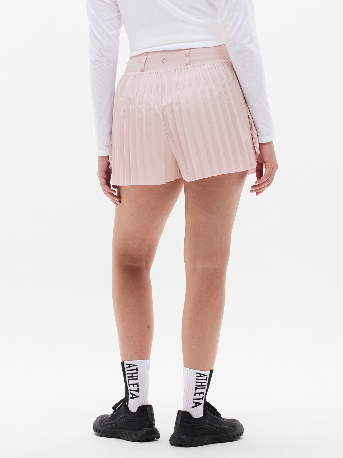 Featherweight Plissé Run Short - Halo