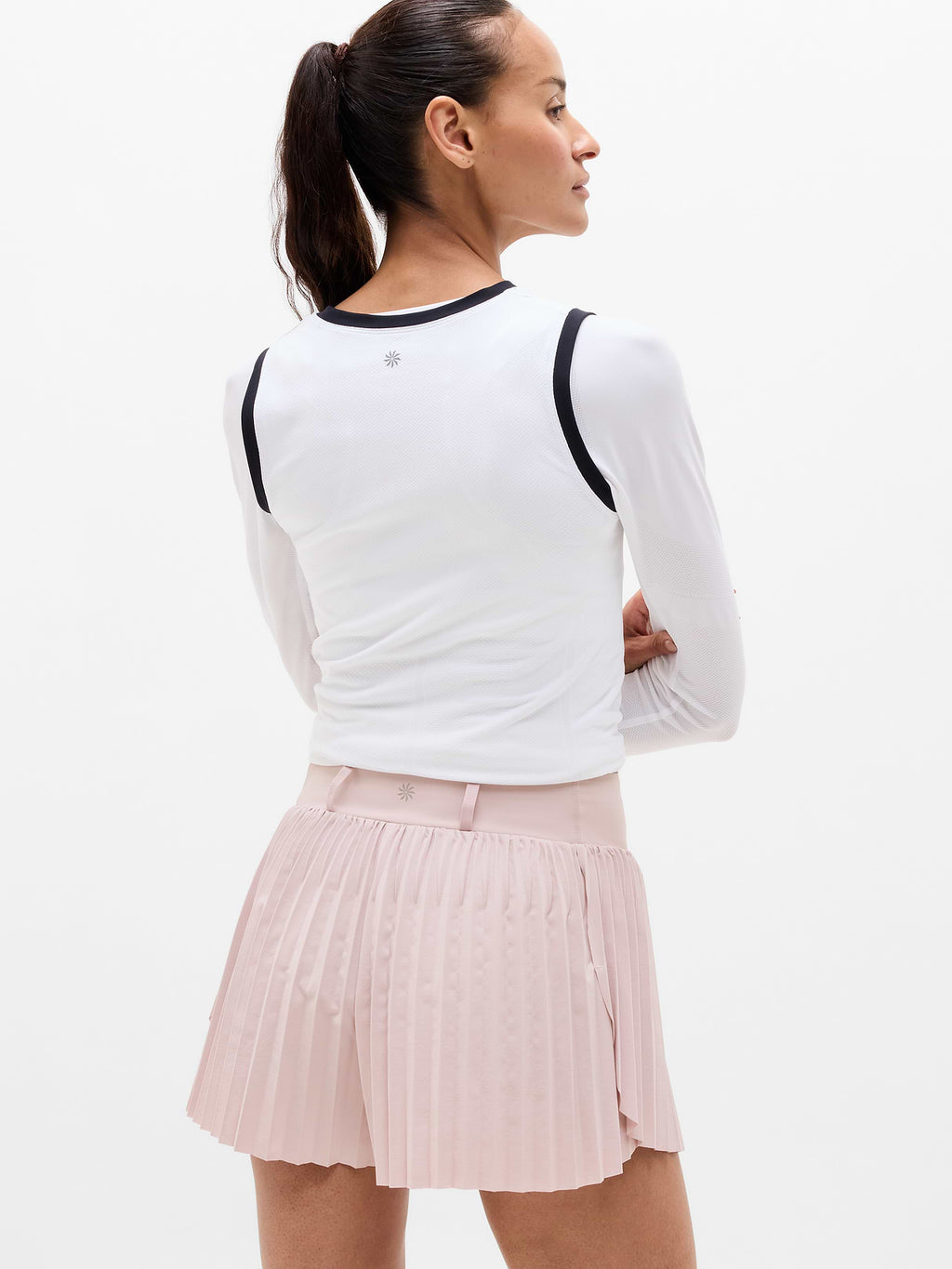 Featherweight Plissé Run Short - Halo