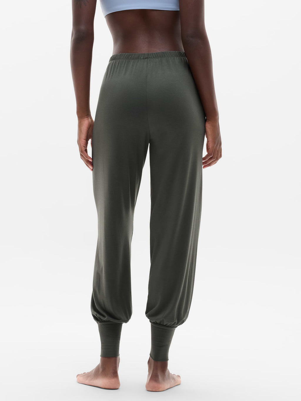Dream Drape Mid Rise Pant - Jungle