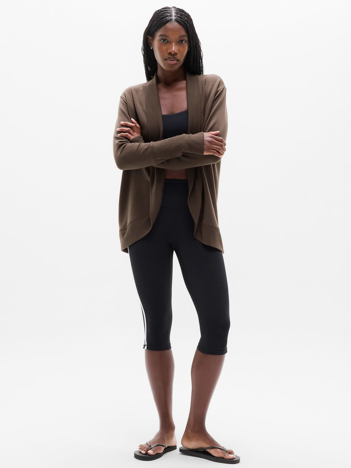 Coaster Luxe Open Cardigan - Truffle
