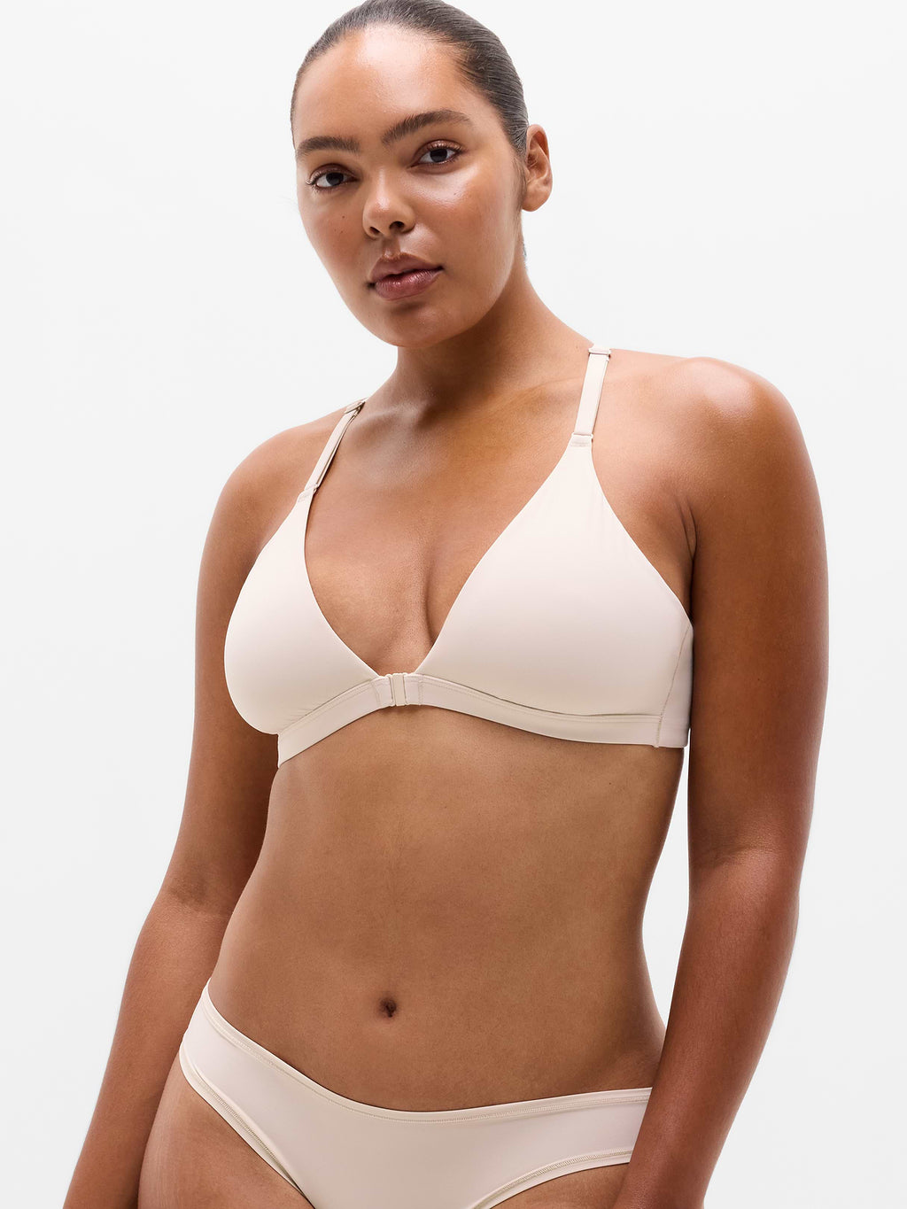 BodyMove Front Close Bra A-C - Sand Beige