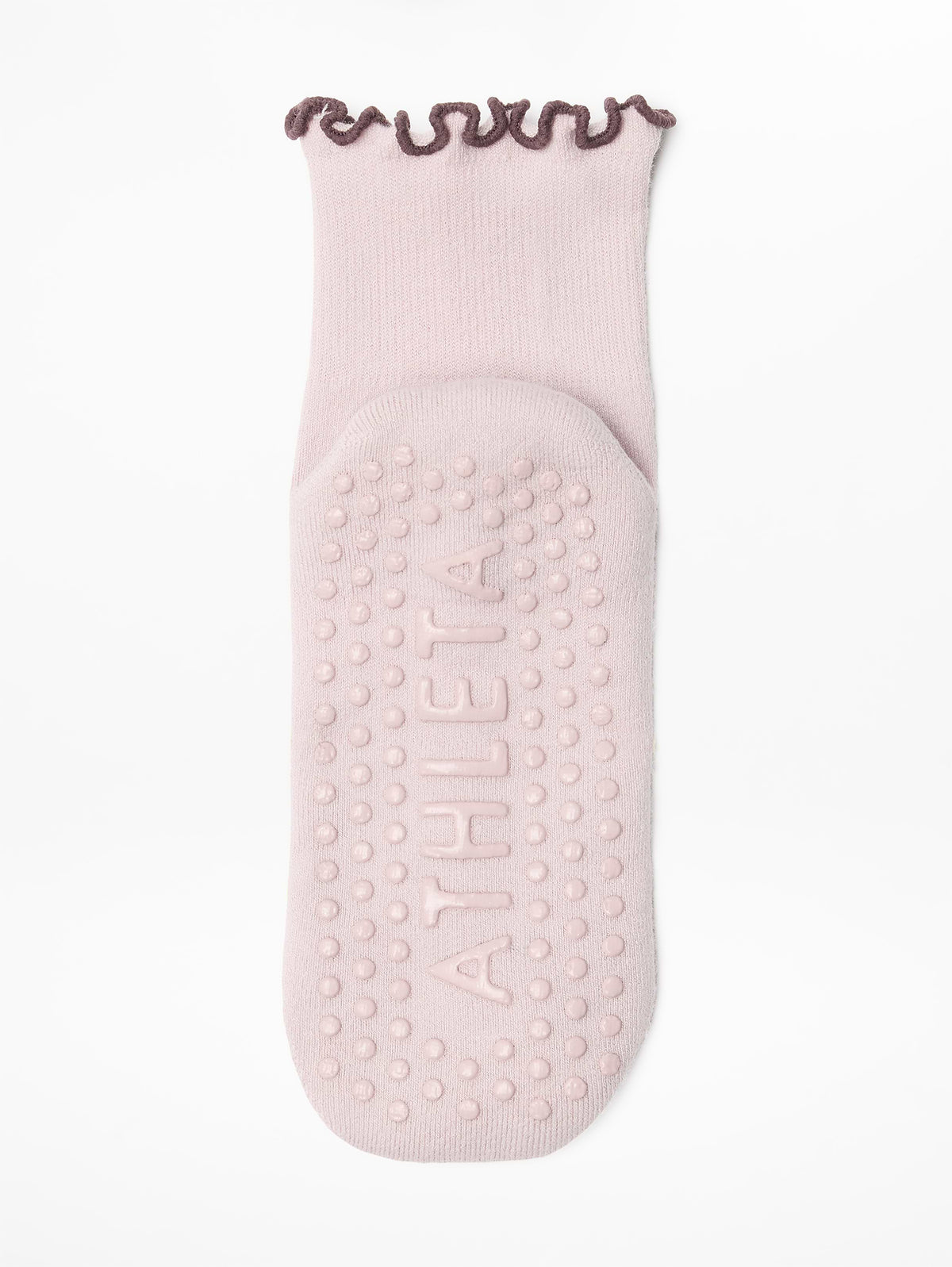 Ruffle Grip Sock - Halo