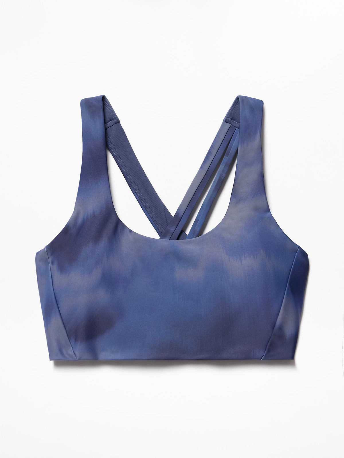 Circuit Train Sports Bra A-C - Motion Abstract Navy