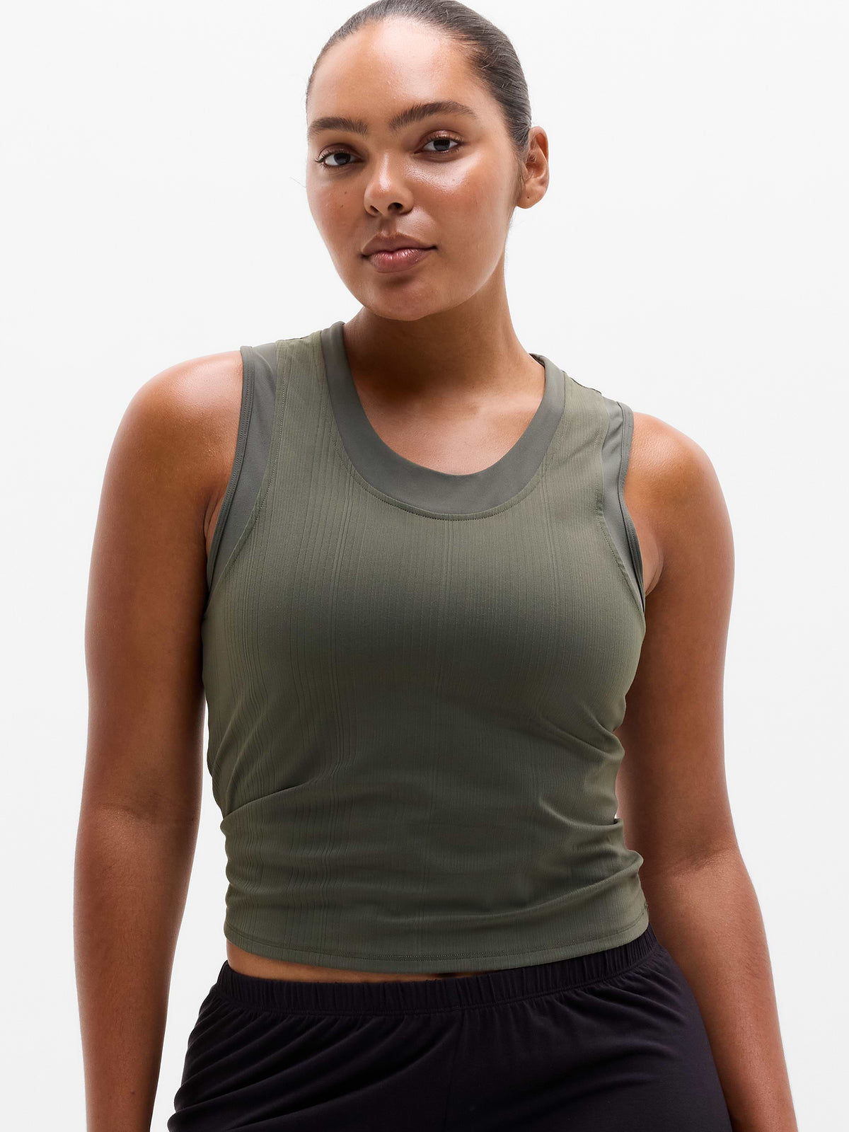 Eternity Rib Tank - Jungle