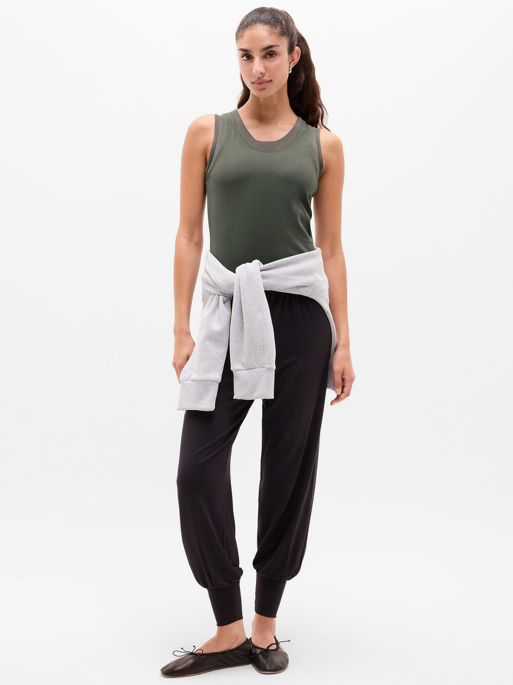 Eternity Rib Tank - Jungle