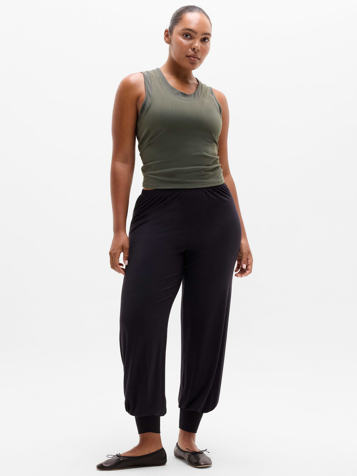 Eternity Rib Tank - Jungle