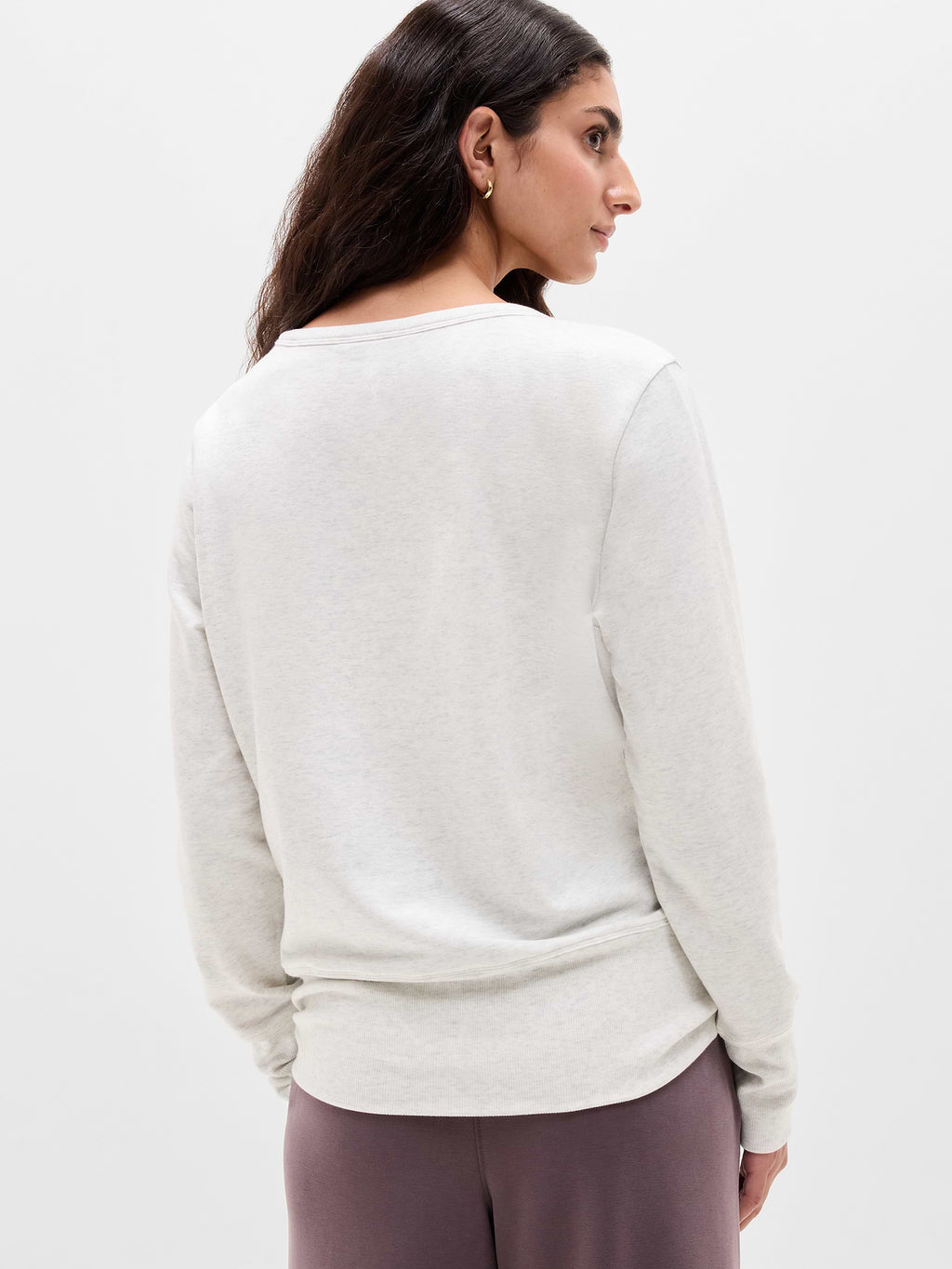 Coaster Luxe V-Neck Sweatshirt - Fog Grey Heather