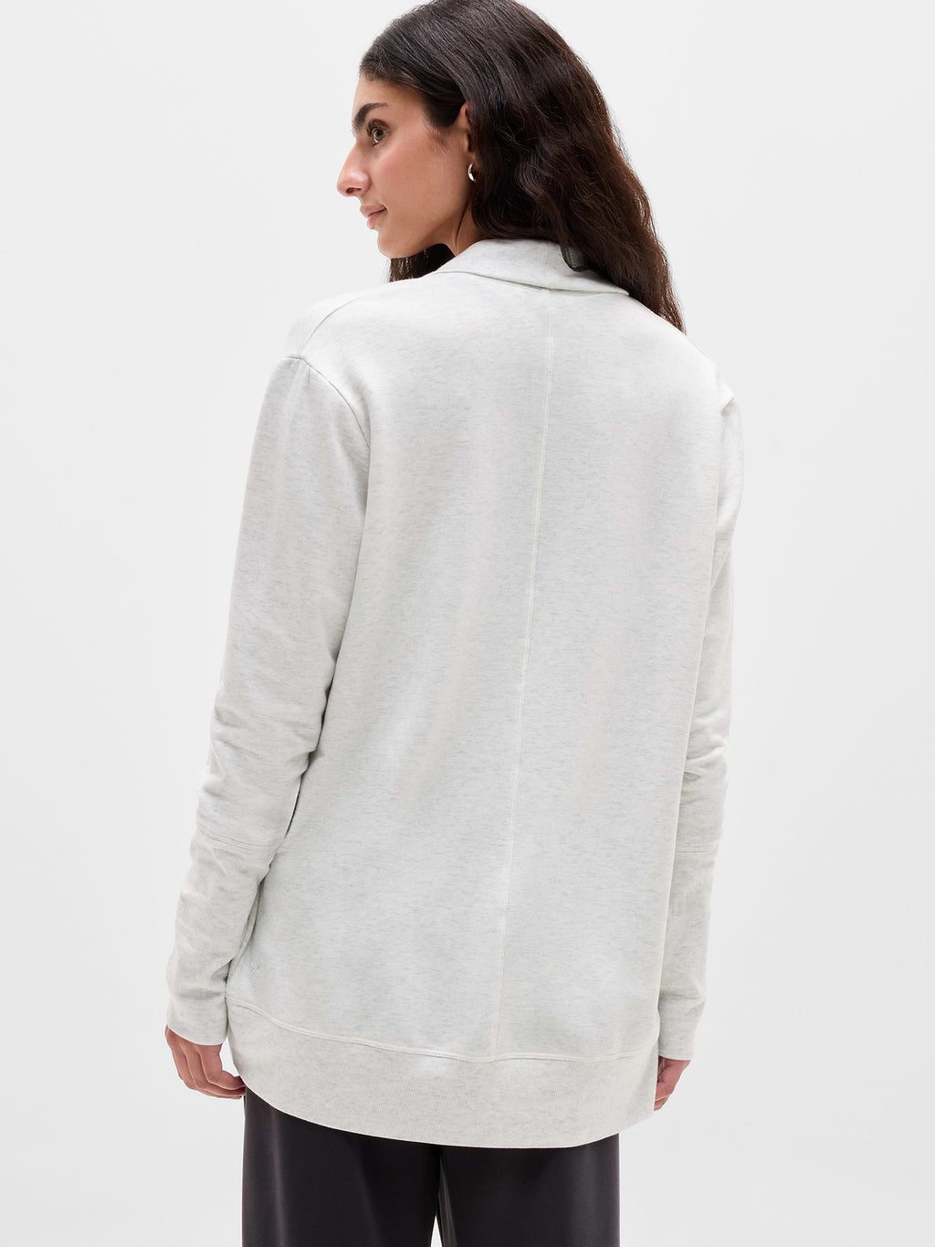 Coaster Luxe Open Cardigan - Fog Grey Heather