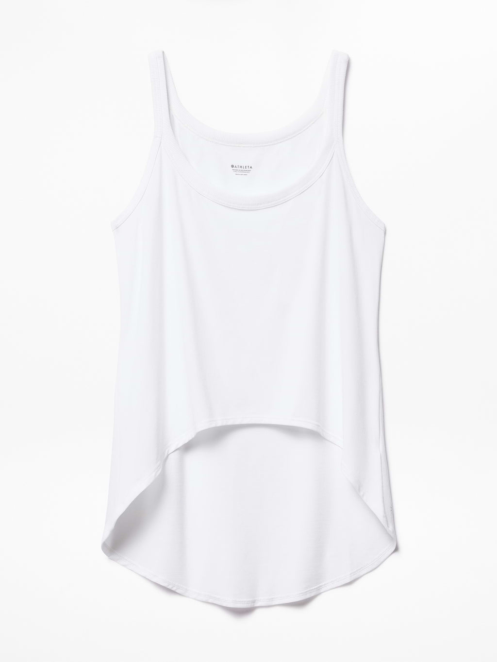 Move With Ease Scoop Tank - Bright White