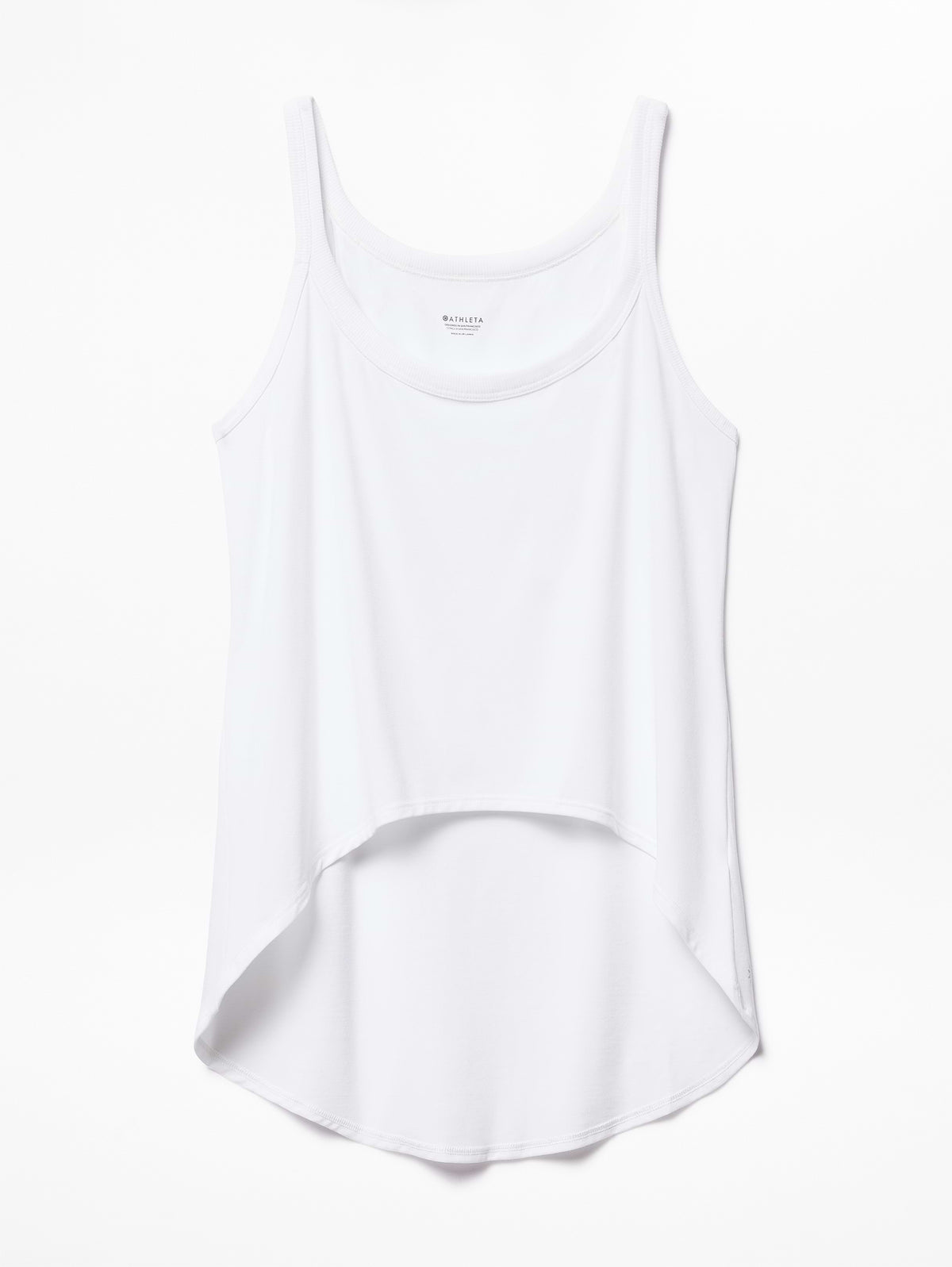 Move With Ease Scoop Tank - Bright White