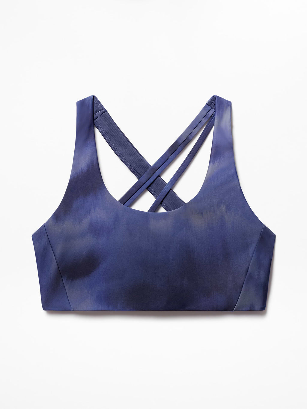 Circuit Train Sports Bra A-C - Motion Abstract Navy