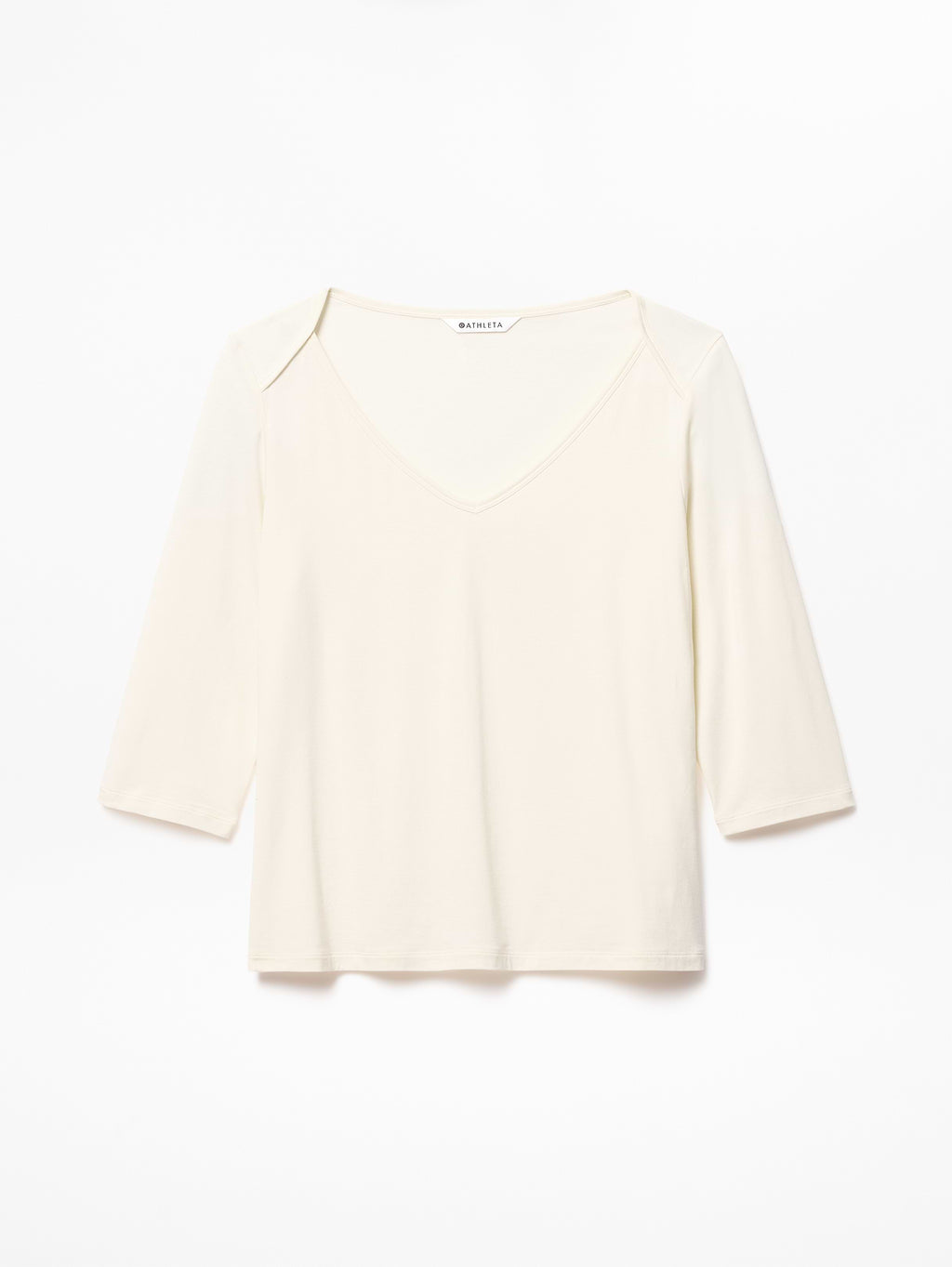 Foundation Midi Sleeve Tee - Pearl