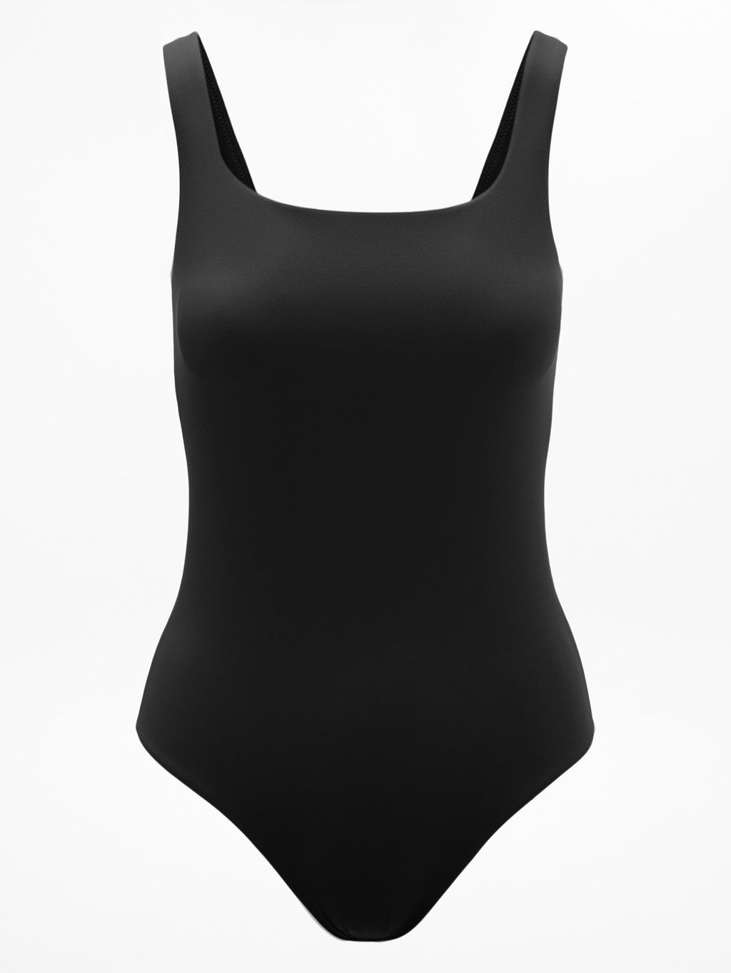 BodyMove Square Neck Bodysuit - Black