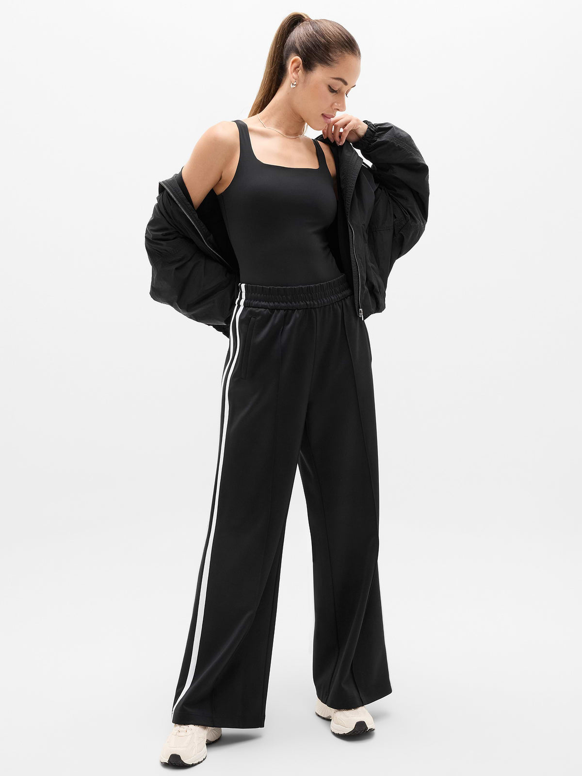 BodyMove Square Neck Bodysuit - Black