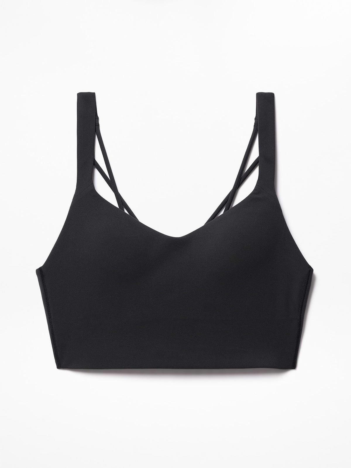 Perfect Form Strappy Longline Bra A-C - Black