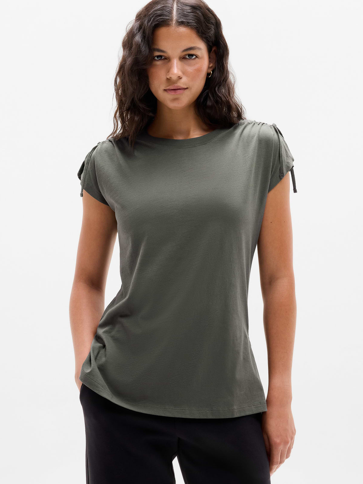 Favorite Cotton Cinched Tee - Jungle