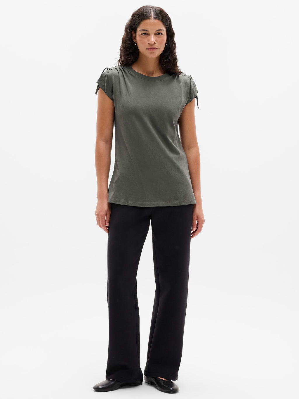 Favorite Cotton Cinched Tee - Jungle