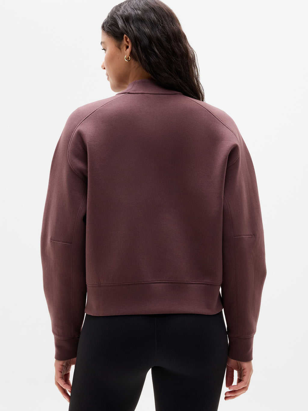 Form Knit Bomber Sweatshirt - Nocturnal