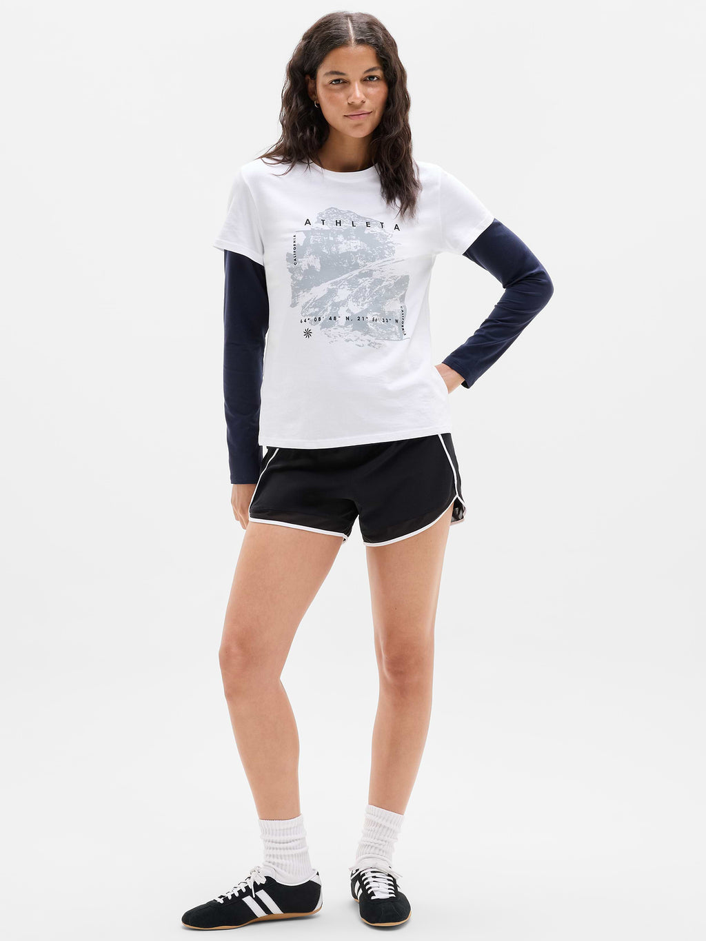 Favorite Cotton Classic Tee - World Scenic White