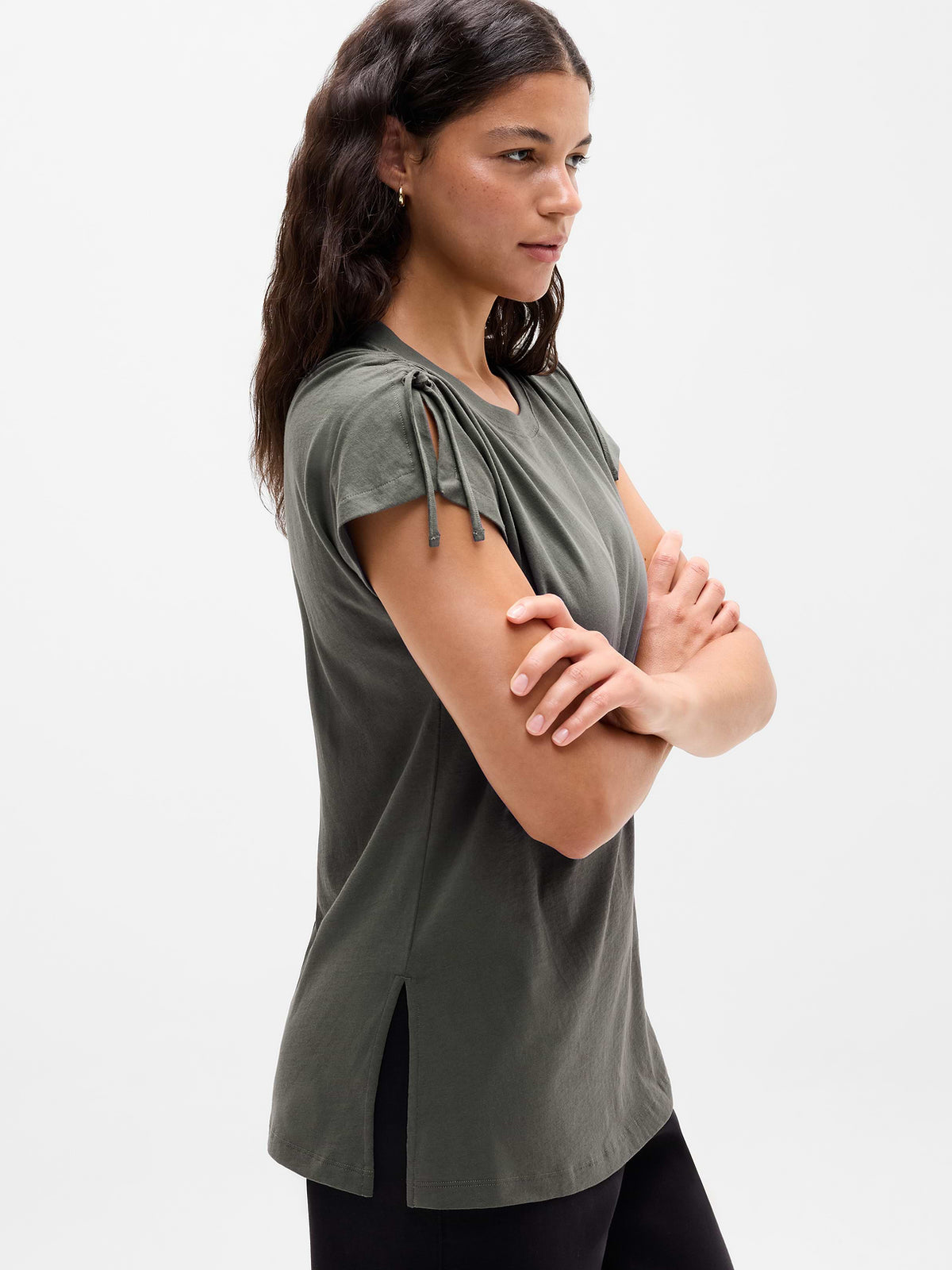 Favorite Cotton Cinched Tee - Jungle
