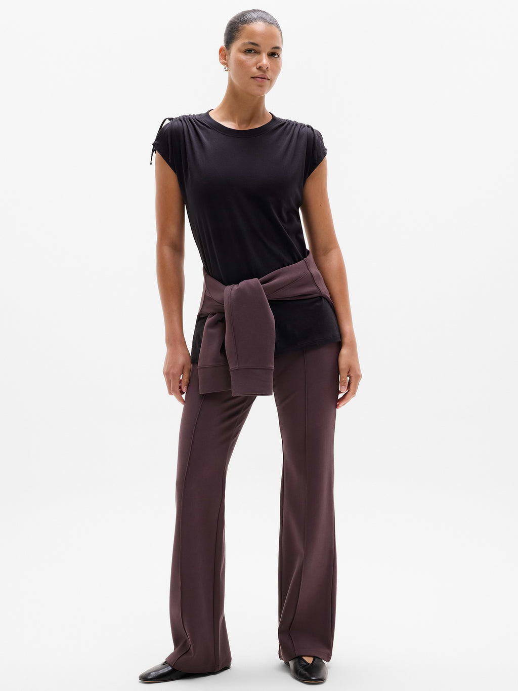 Favorite Cotton Cinched Tee - Black