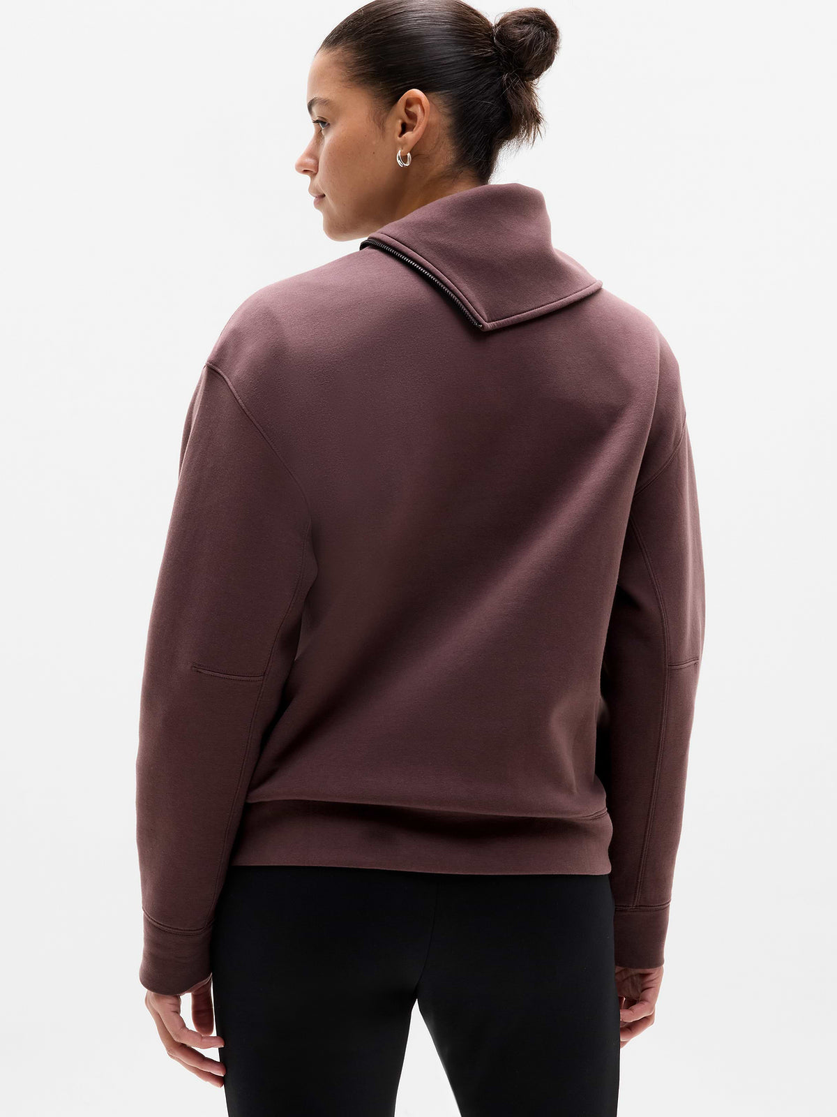 Form Knit Shawl Collar Sweatshirt - Nocturnal