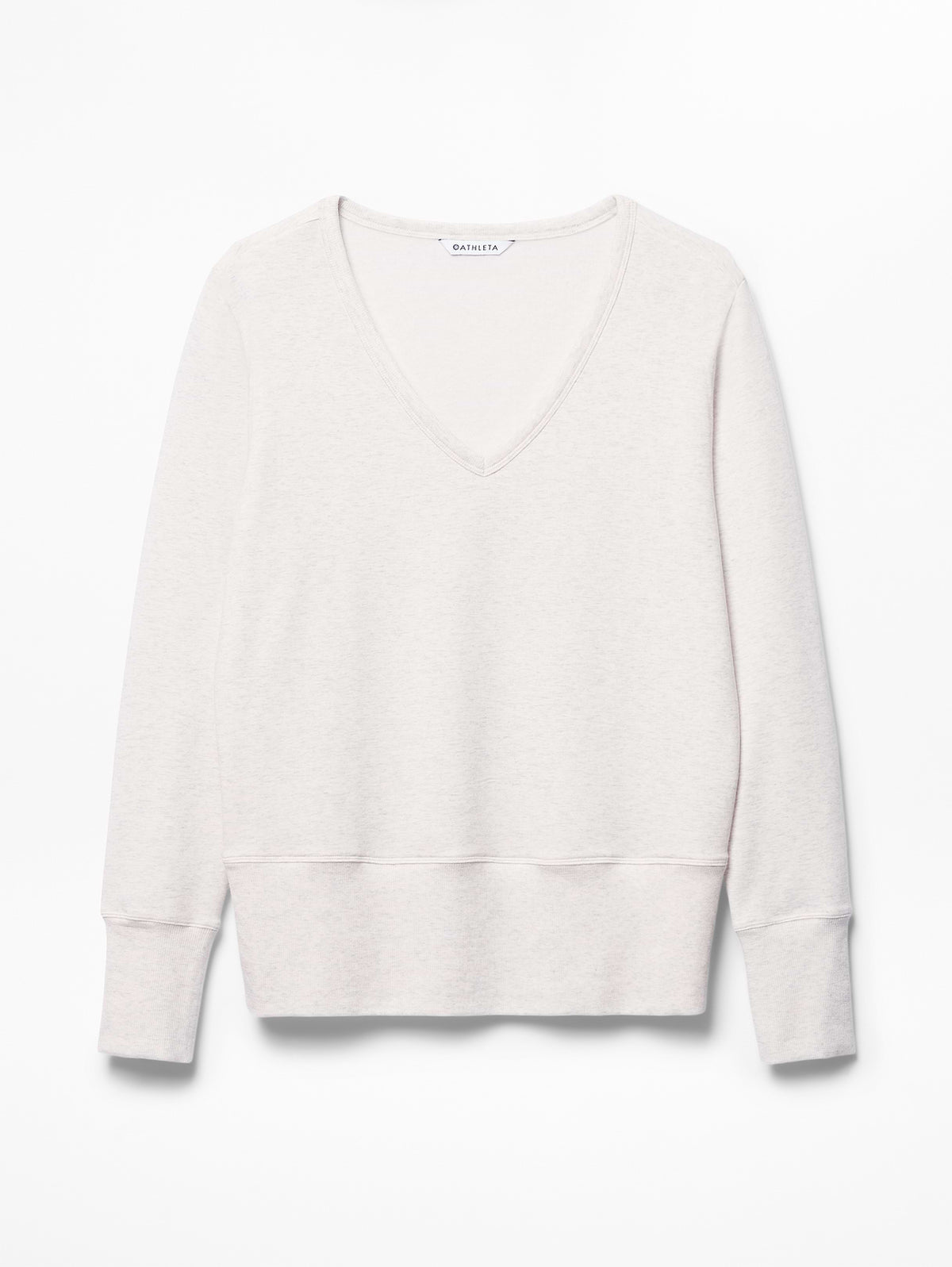 Coaster Luxe V-Neck Sweatshirt - Fog Grey Heather