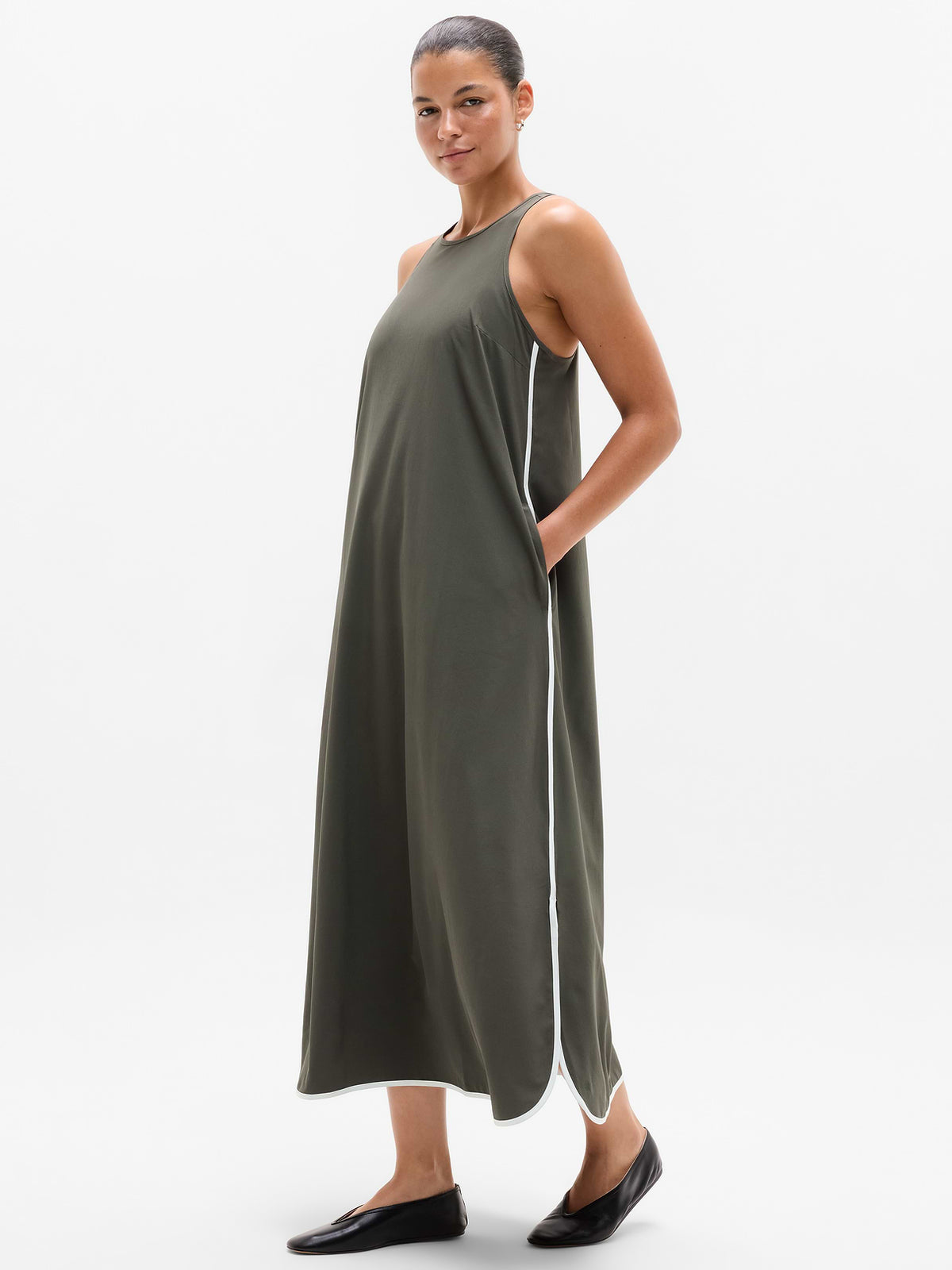 Journey Dress - Jungle/White