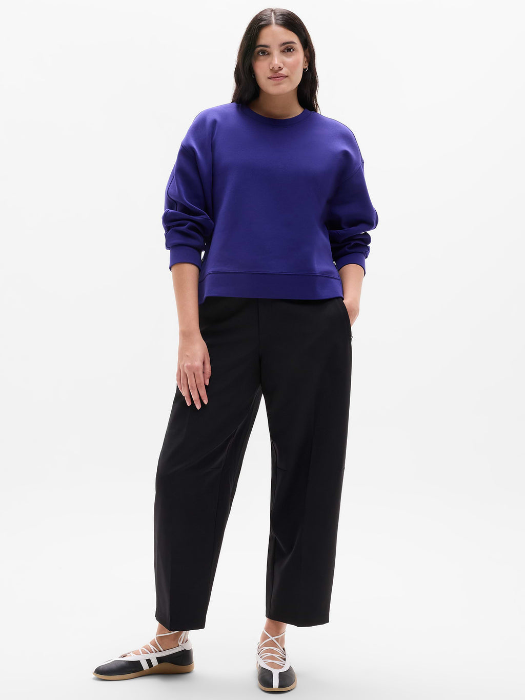 Form Knit Crew Sweatshirt - Mystic