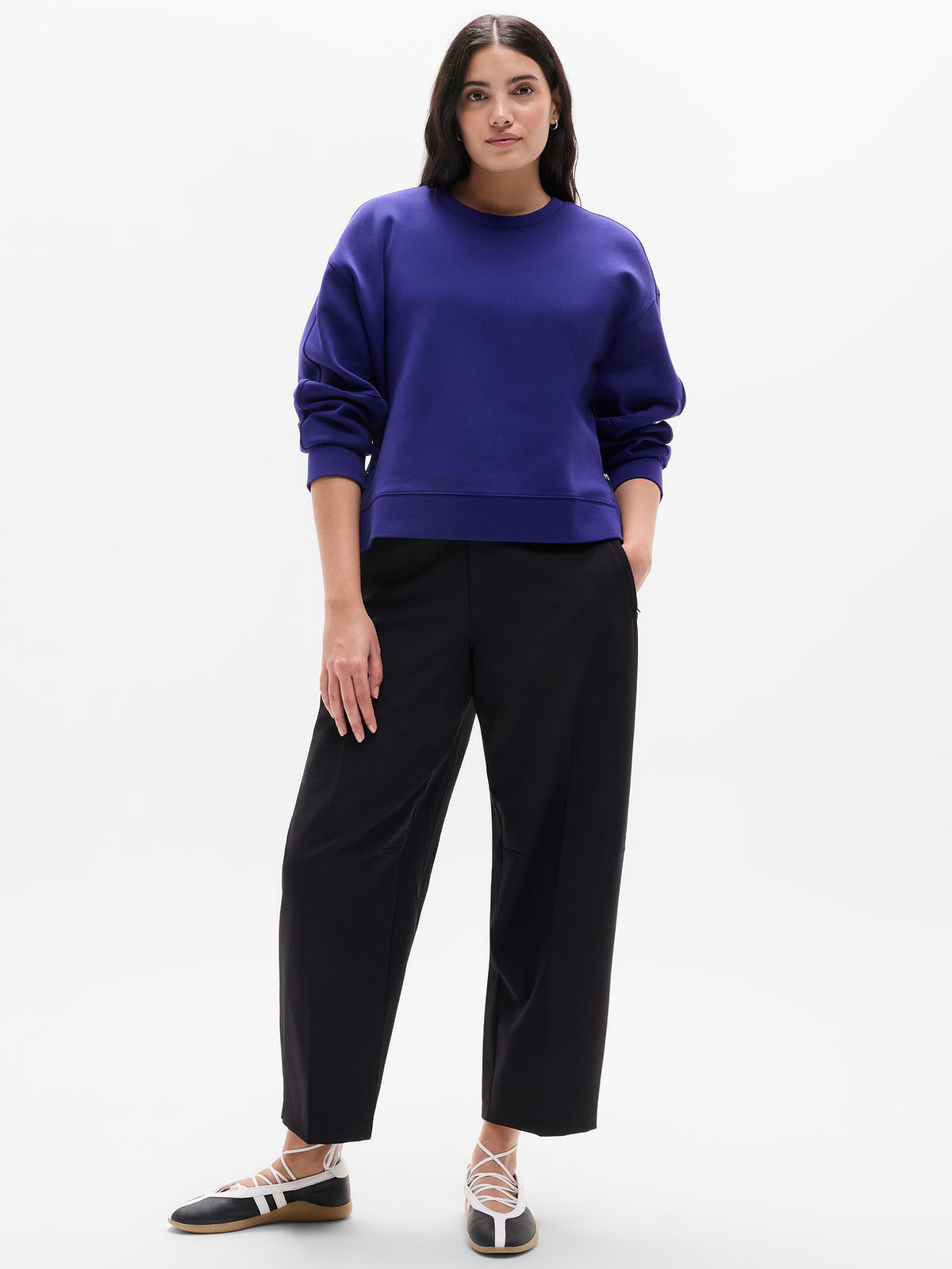 Form Knit Crew Sweatshirt - Mystic