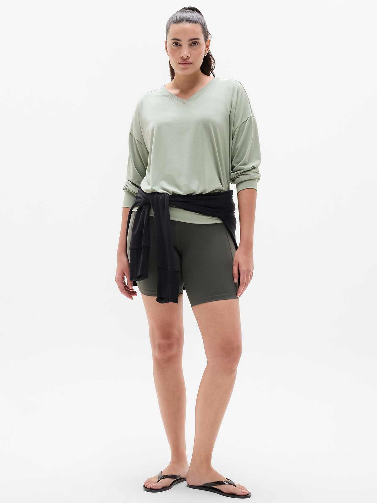 Move With Ease V-Neck Top - Vera