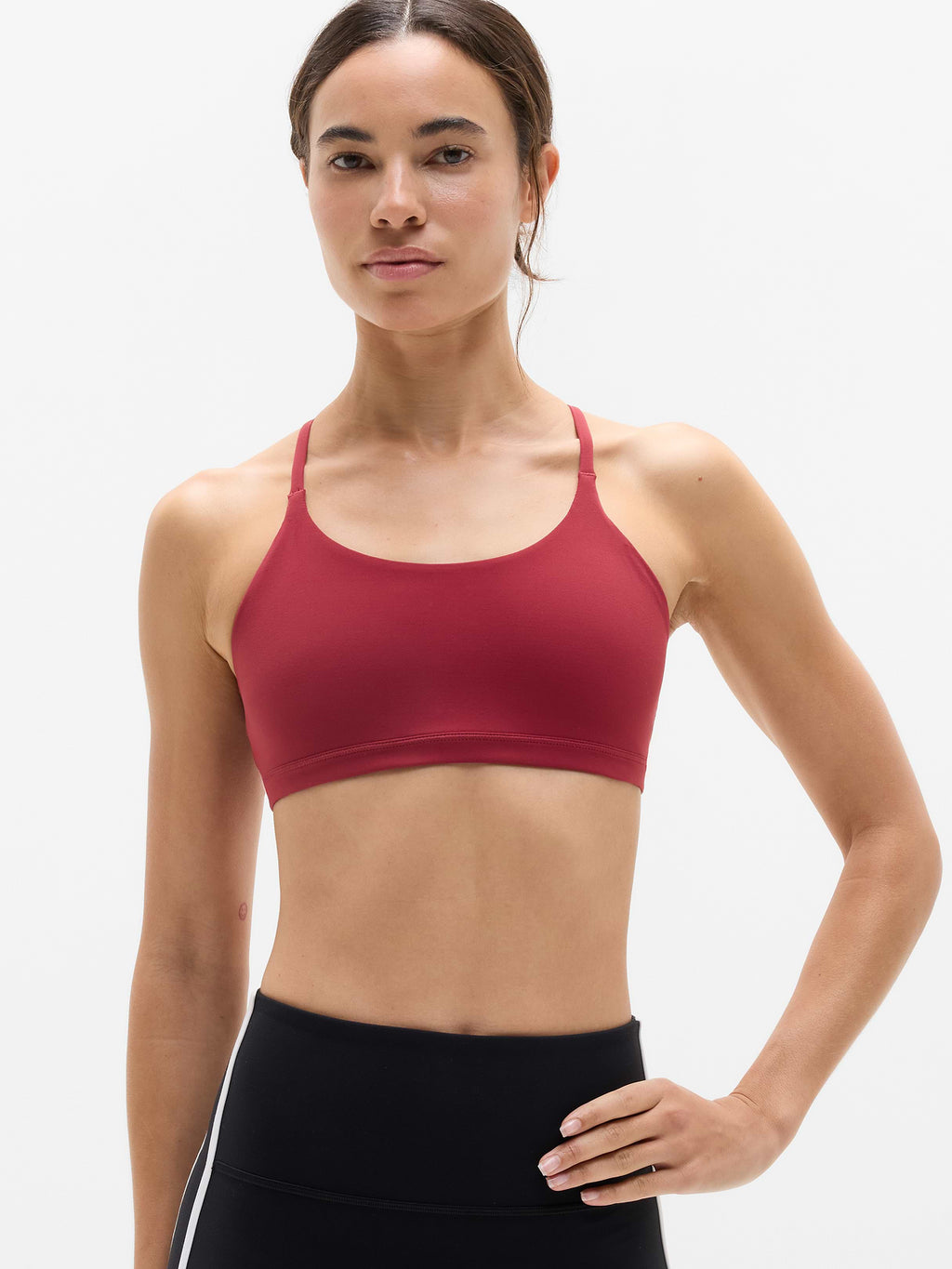 Transcend Scoop Sports Bra A-C - Decadent Red