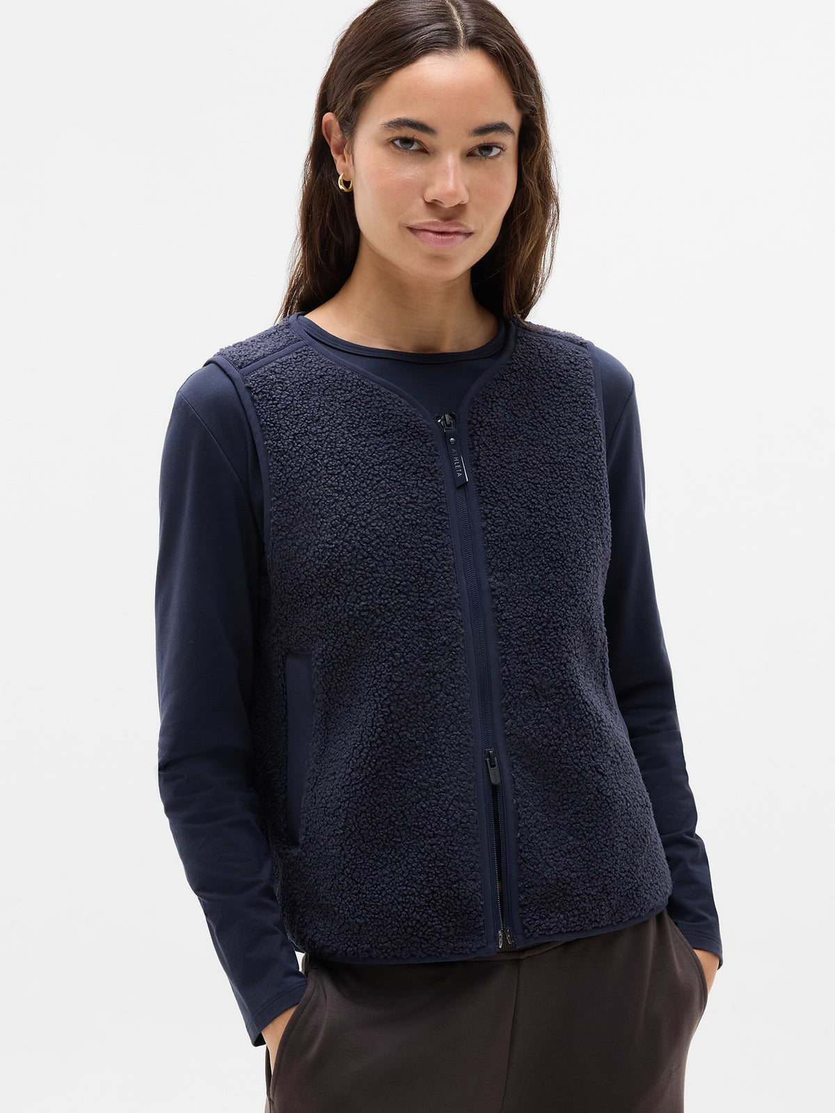 In the Clouds Vest - Navy
