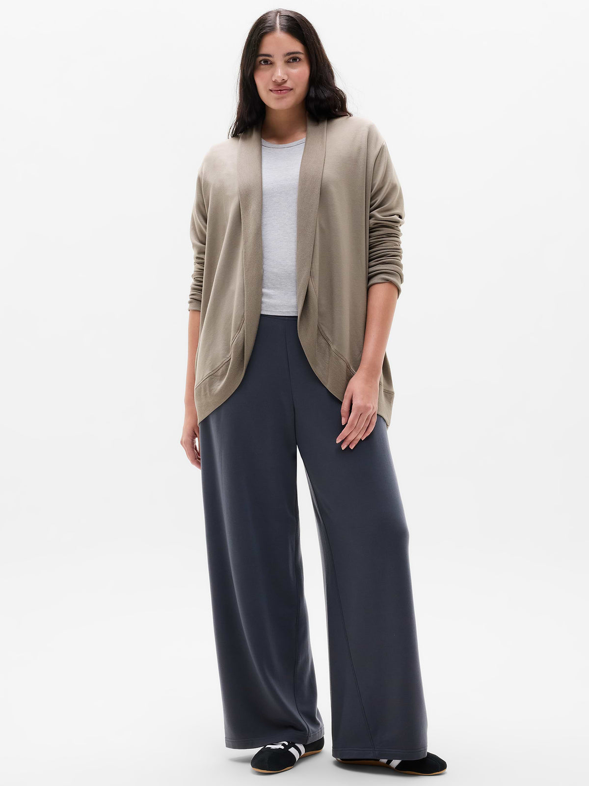 Coaster Luxe Open Cardigan - Umber