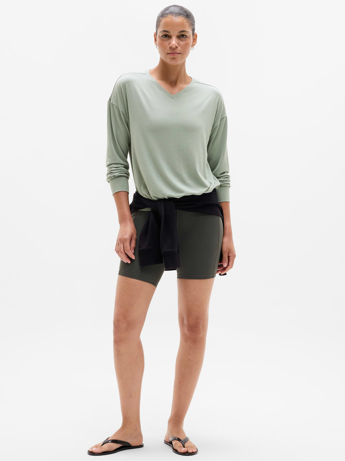 Move With Ease V-Neck Top - Vera