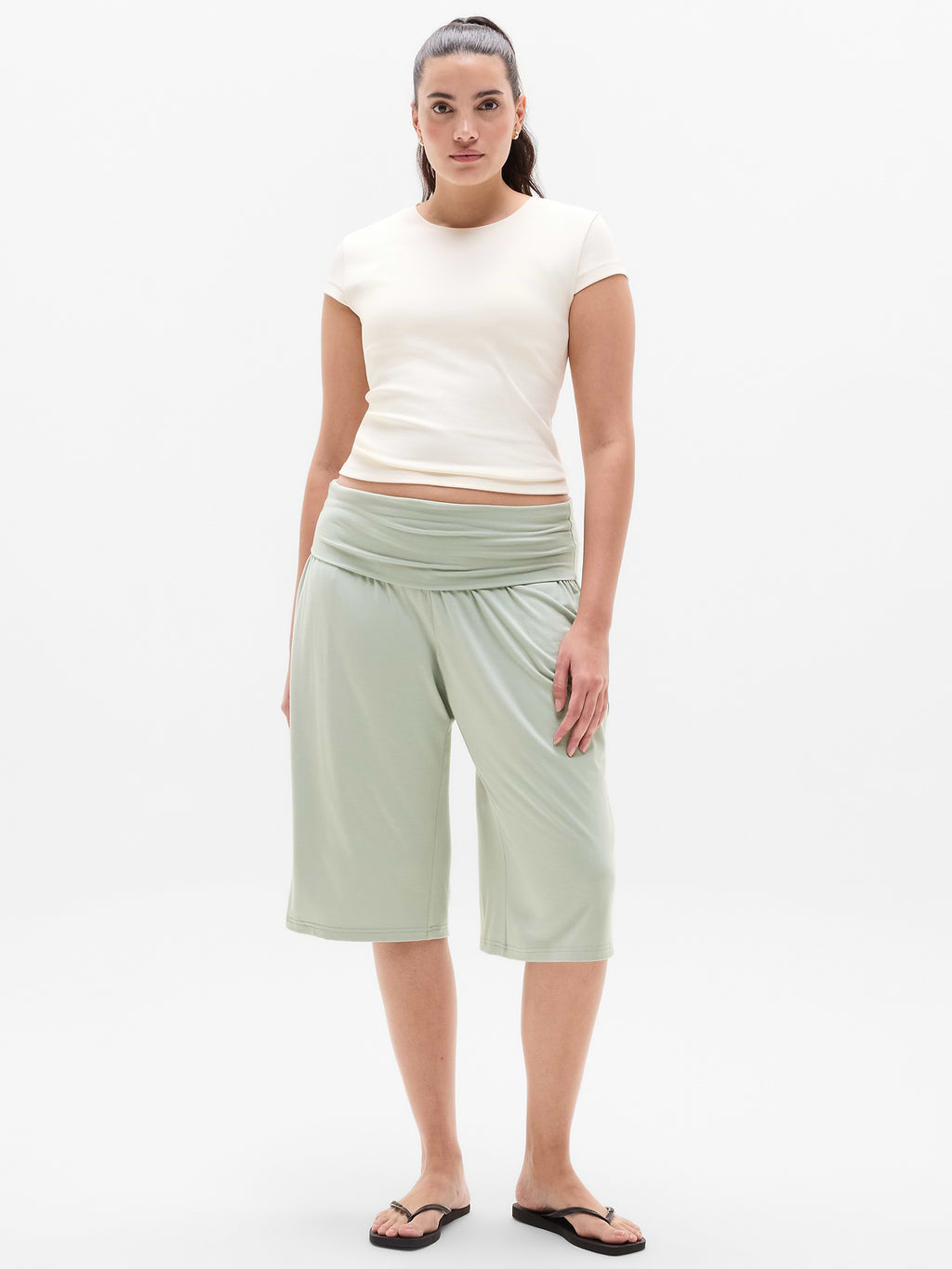 Dream Drape Mid Rise Pant - Vera