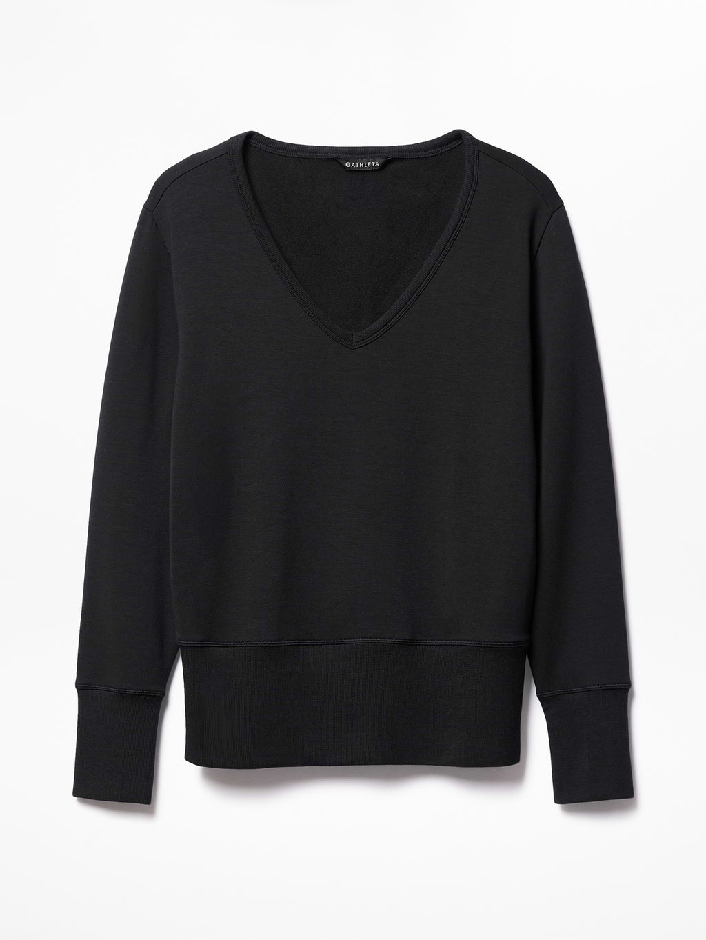 Coaster Luxe V-Neck Sweatshirt - Black