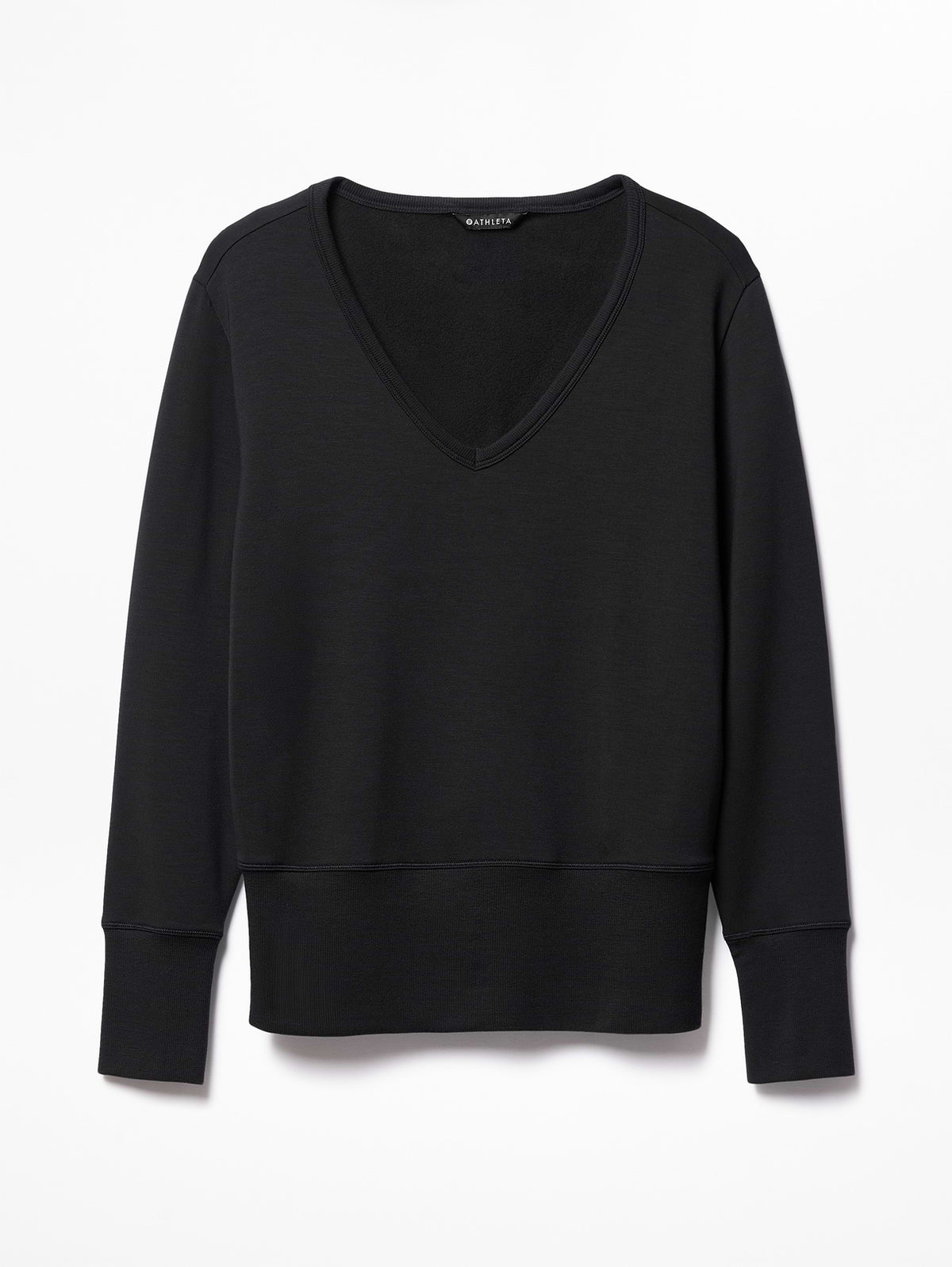 Coaster Luxe V-Neck Sweatshirt - Black