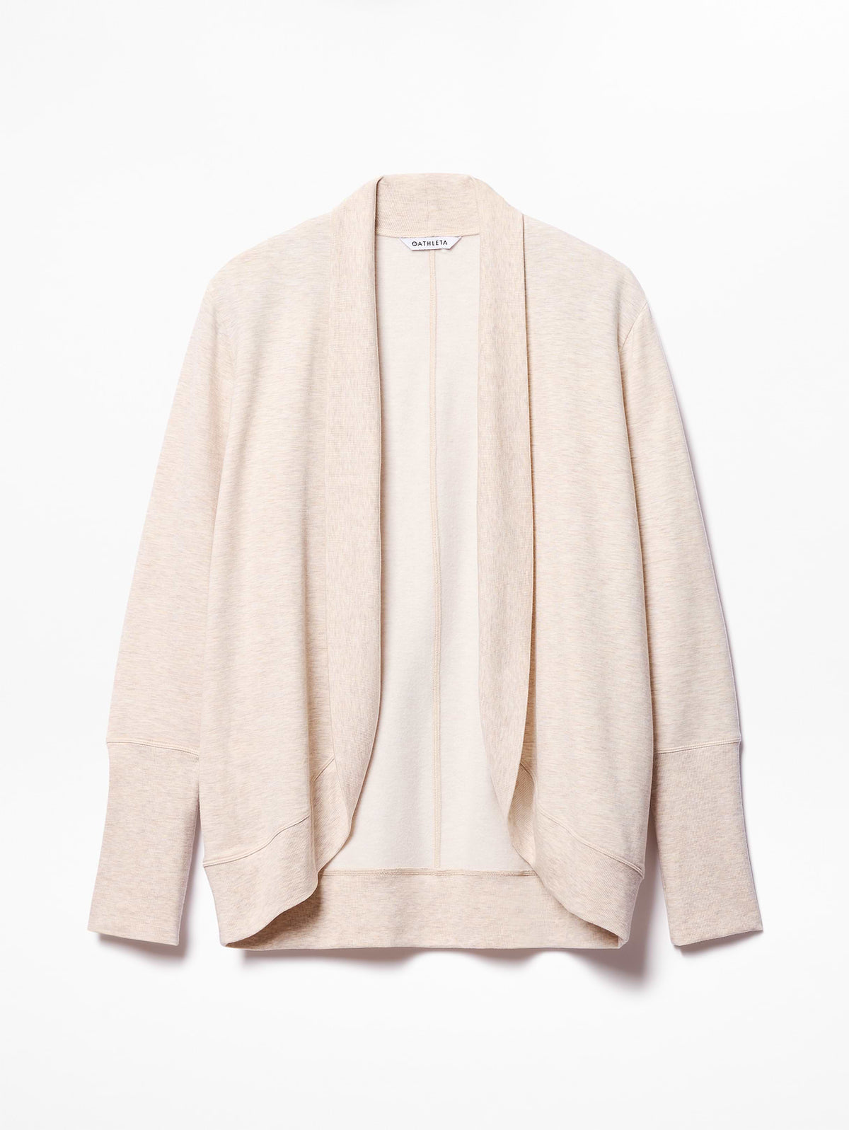Coaster Luxe Open Cardigan - Sandstone Heather