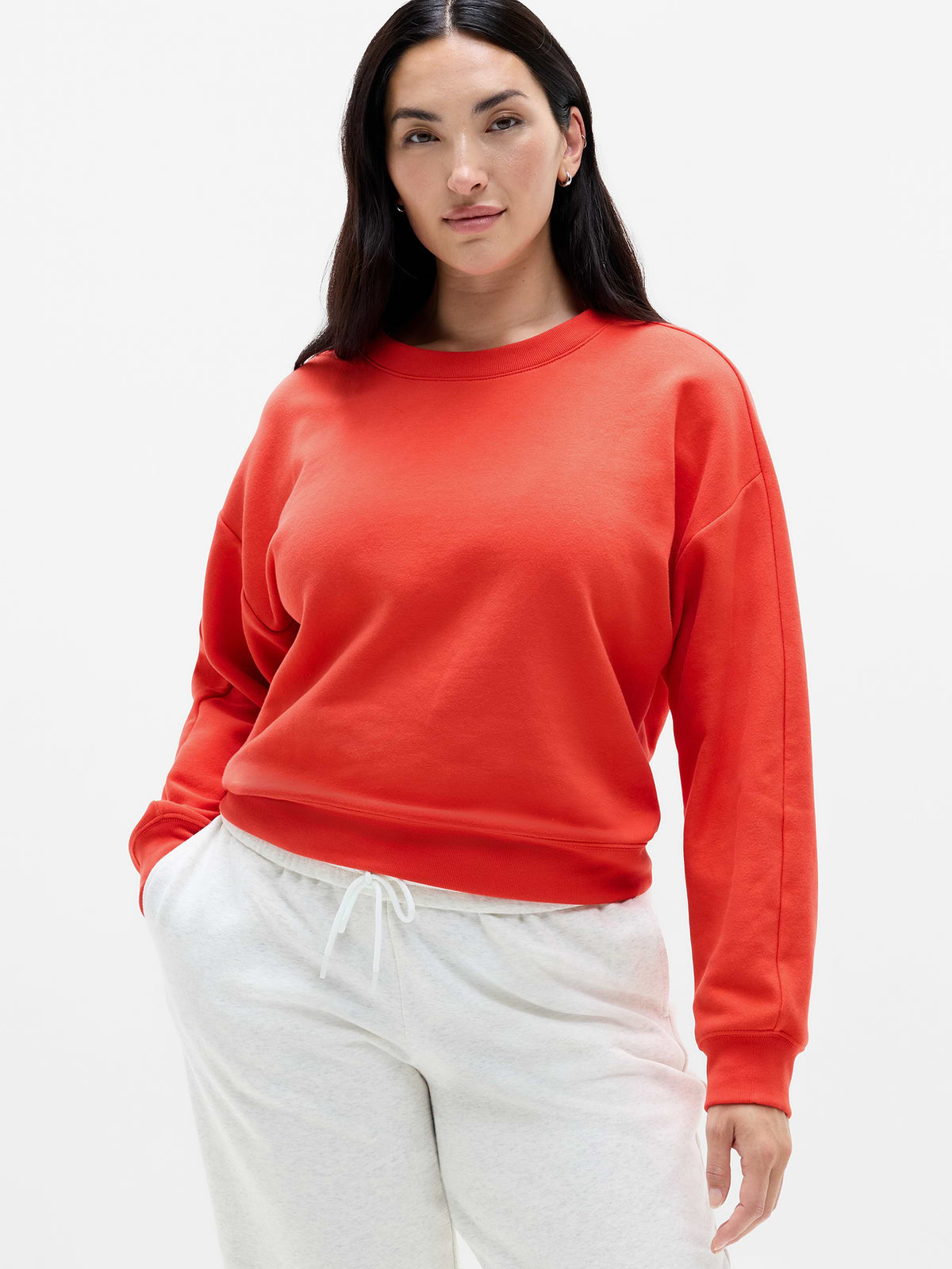 Forever Fleece Classic Crew Sweatshirt - Ember