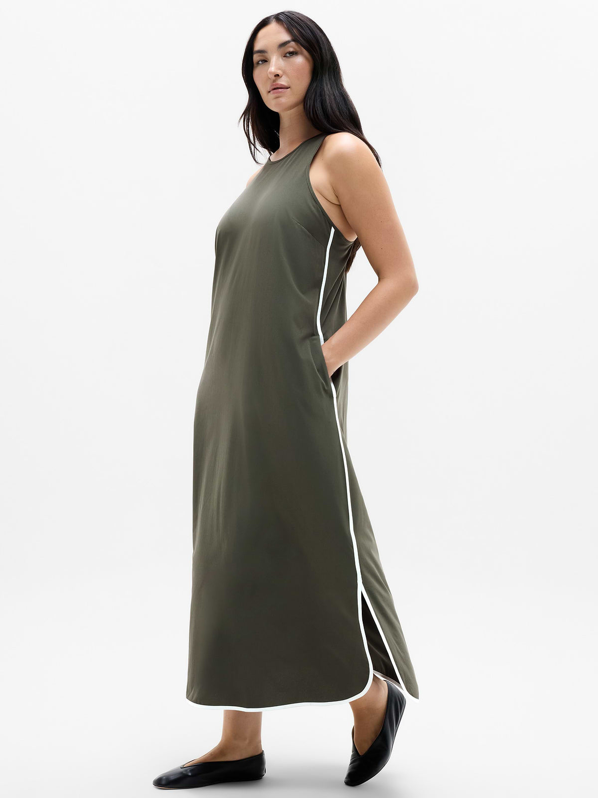 Journey Dress - Jungle/White