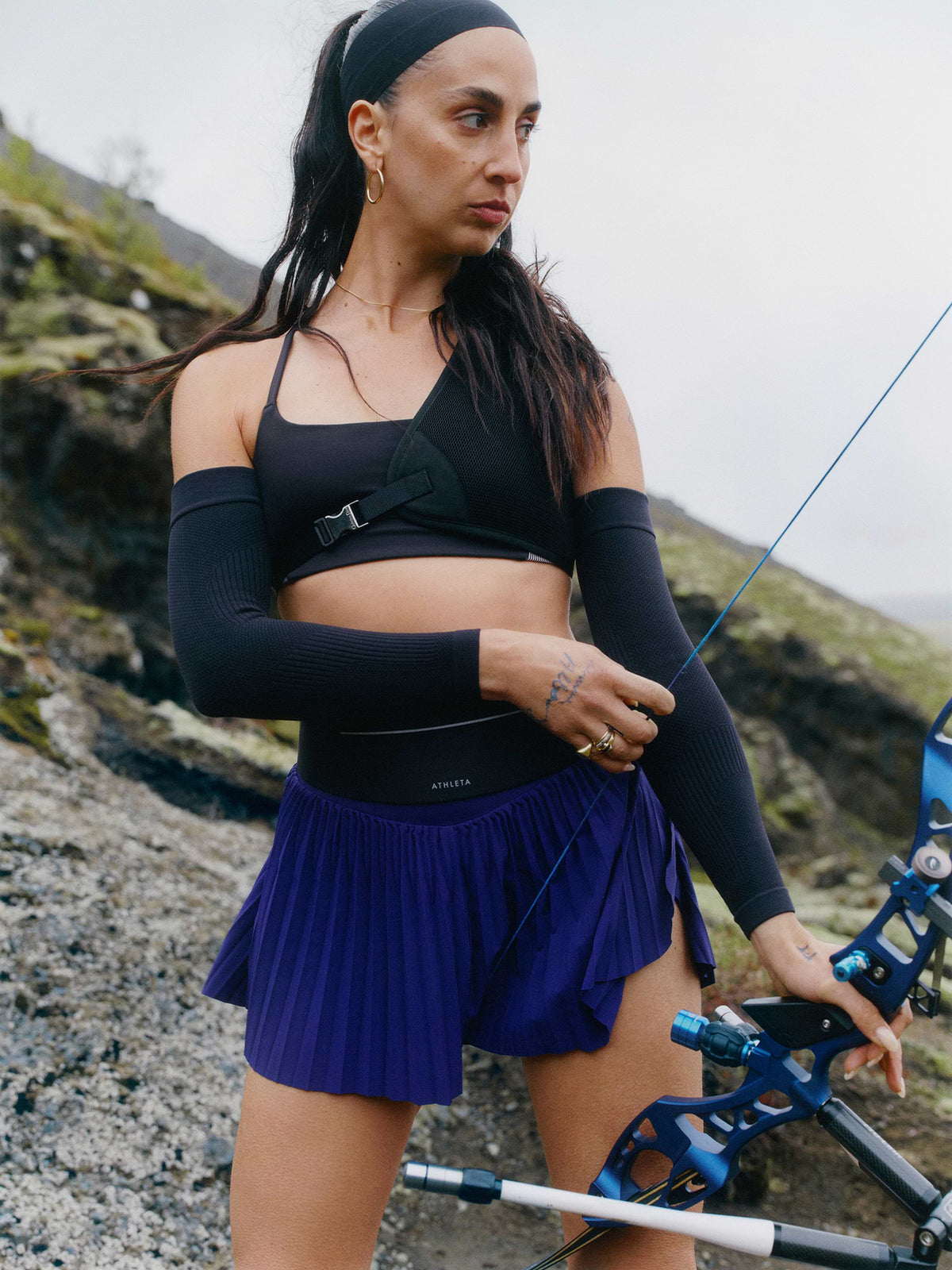 Featherweight Plissé Run Short - Mystic