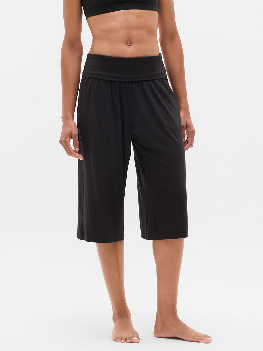 Dream Drape Mid Rise Pant - Black