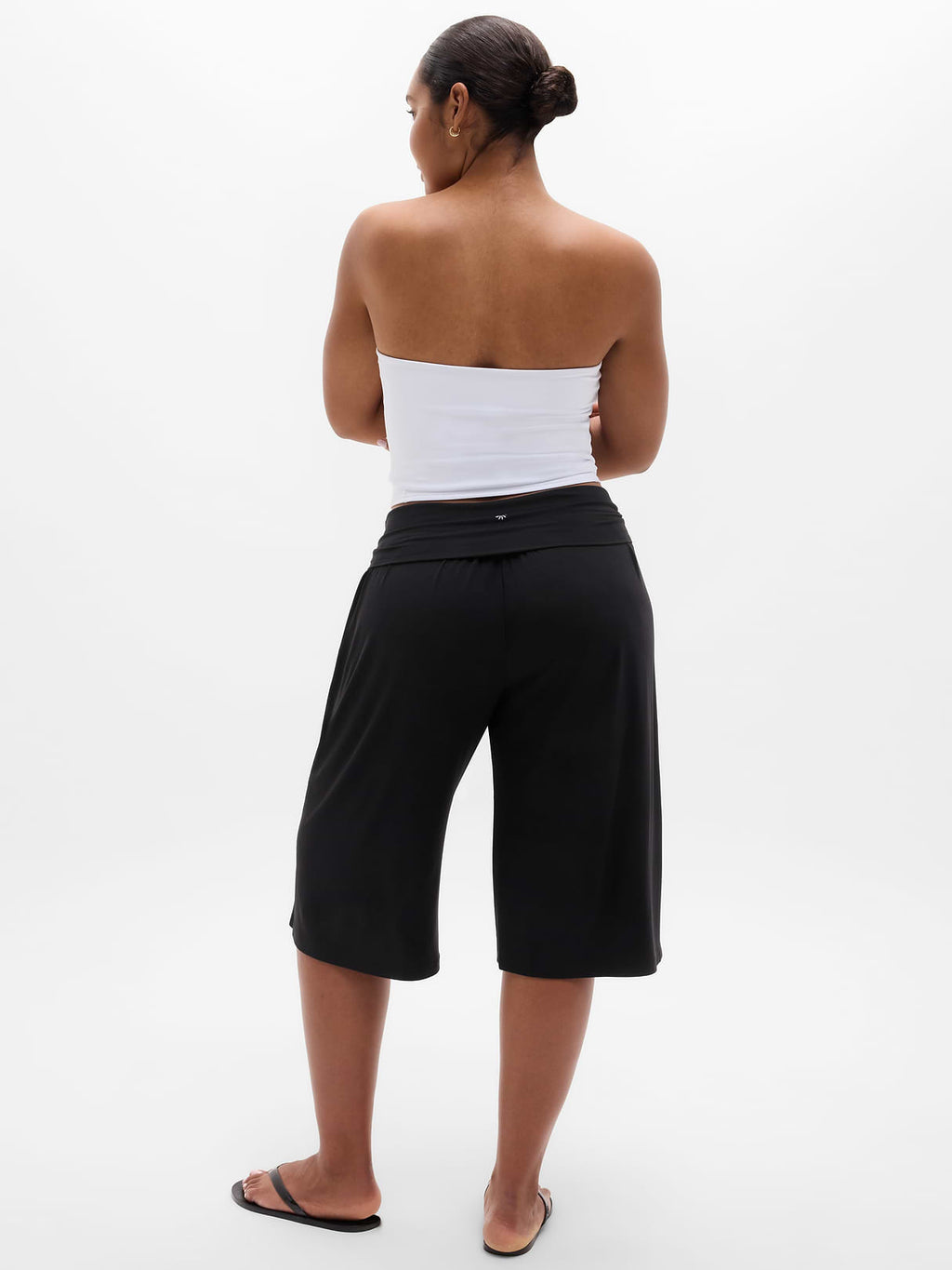Dream Drape Mid Rise Pant - Black