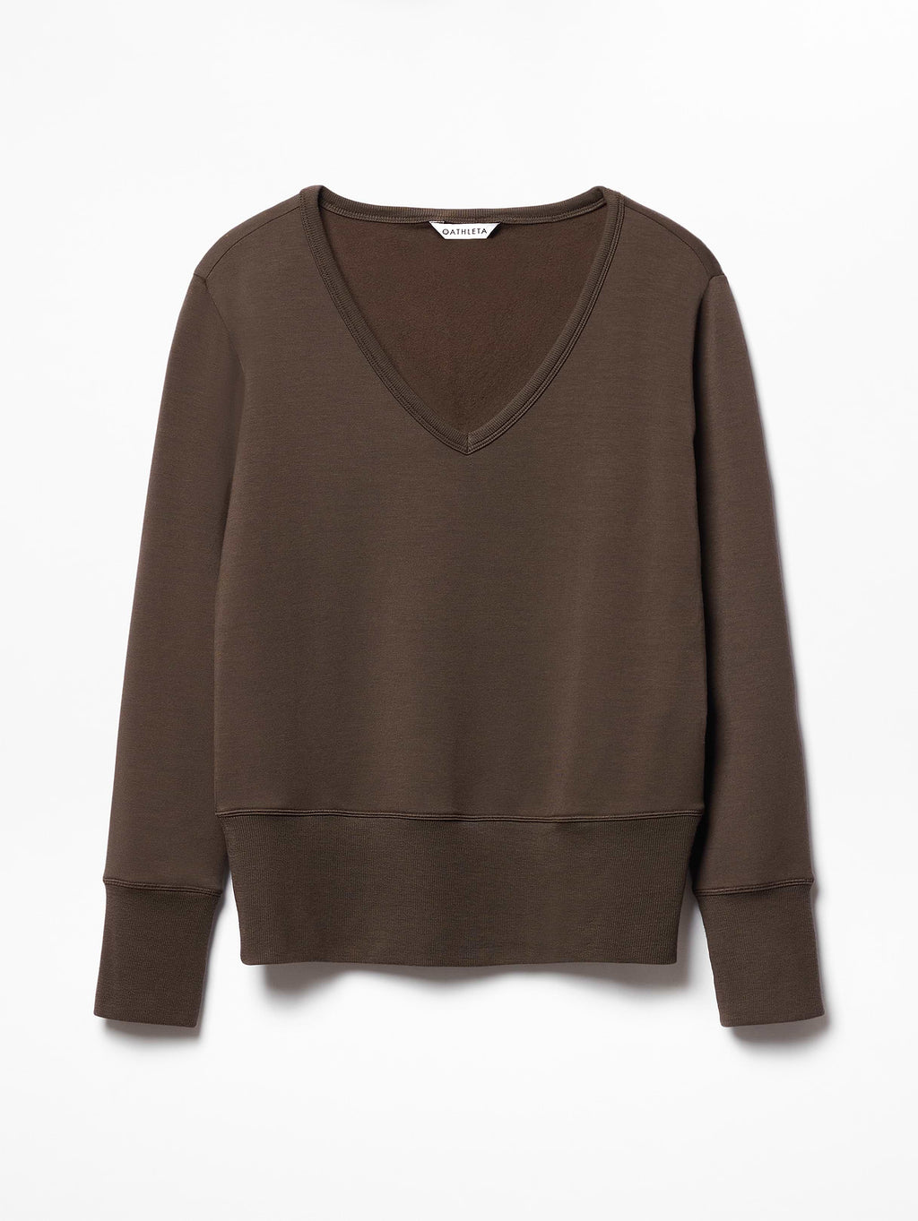 Coaster Luxe V-Neck Sweatshirt - Truffle