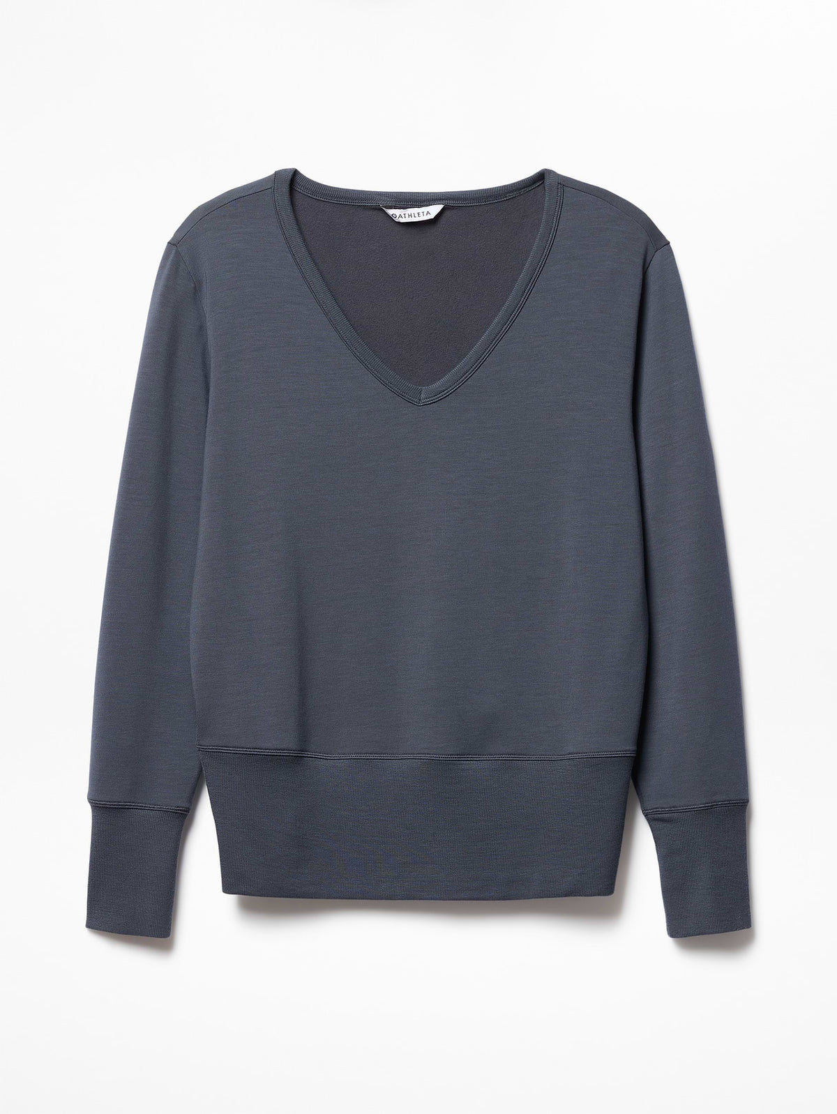 Coaster Luxe V-Neck Sweatshirt - Ash